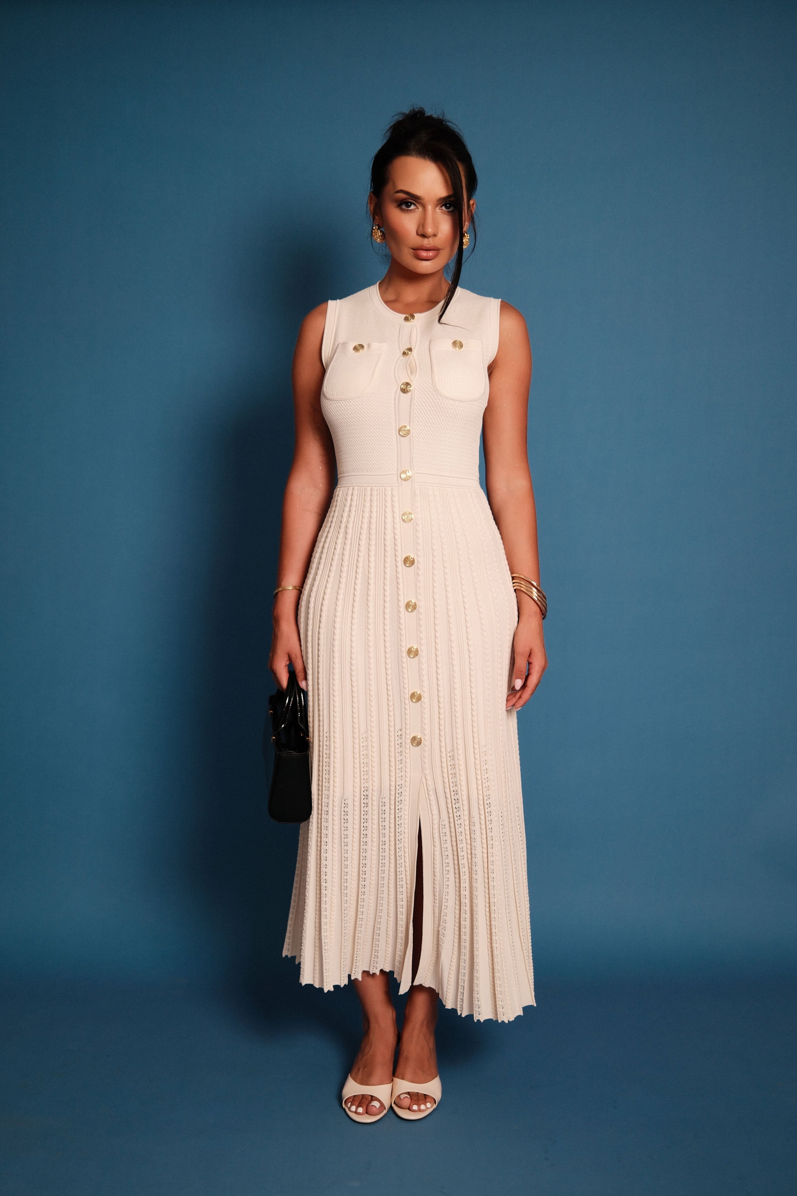 Belia Cream Dress