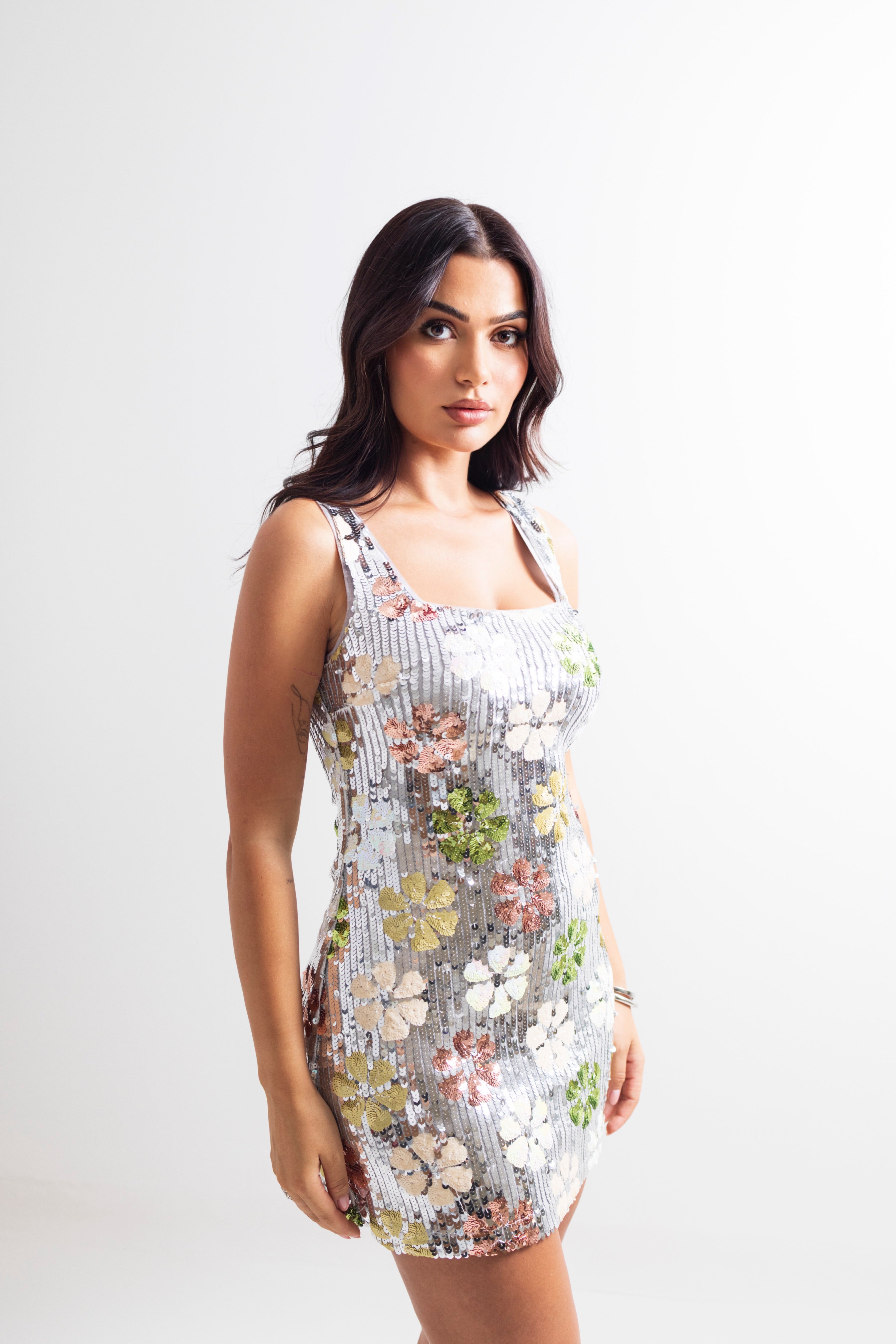 Aloura Silver Dress