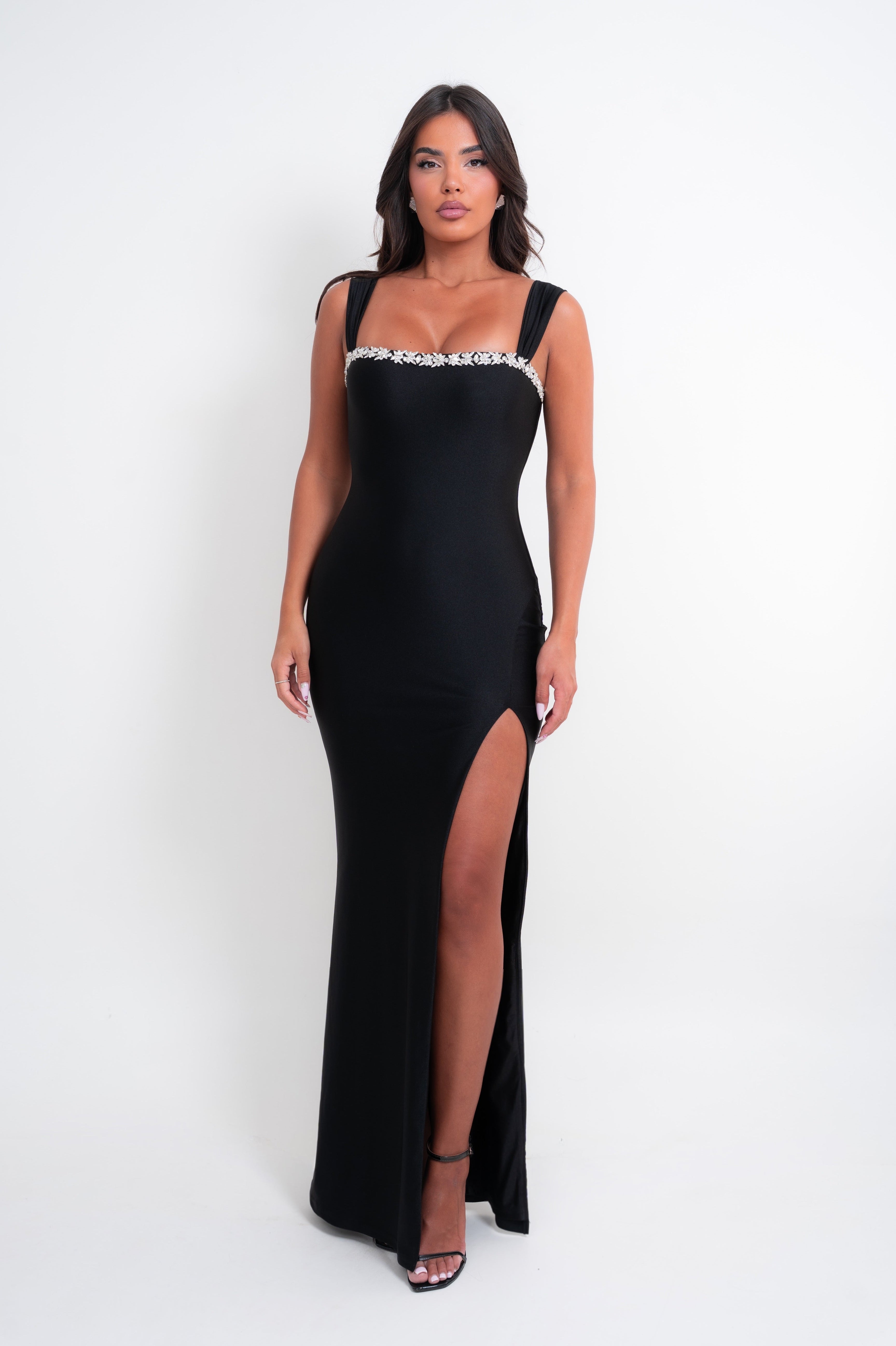 Monila Black Dress