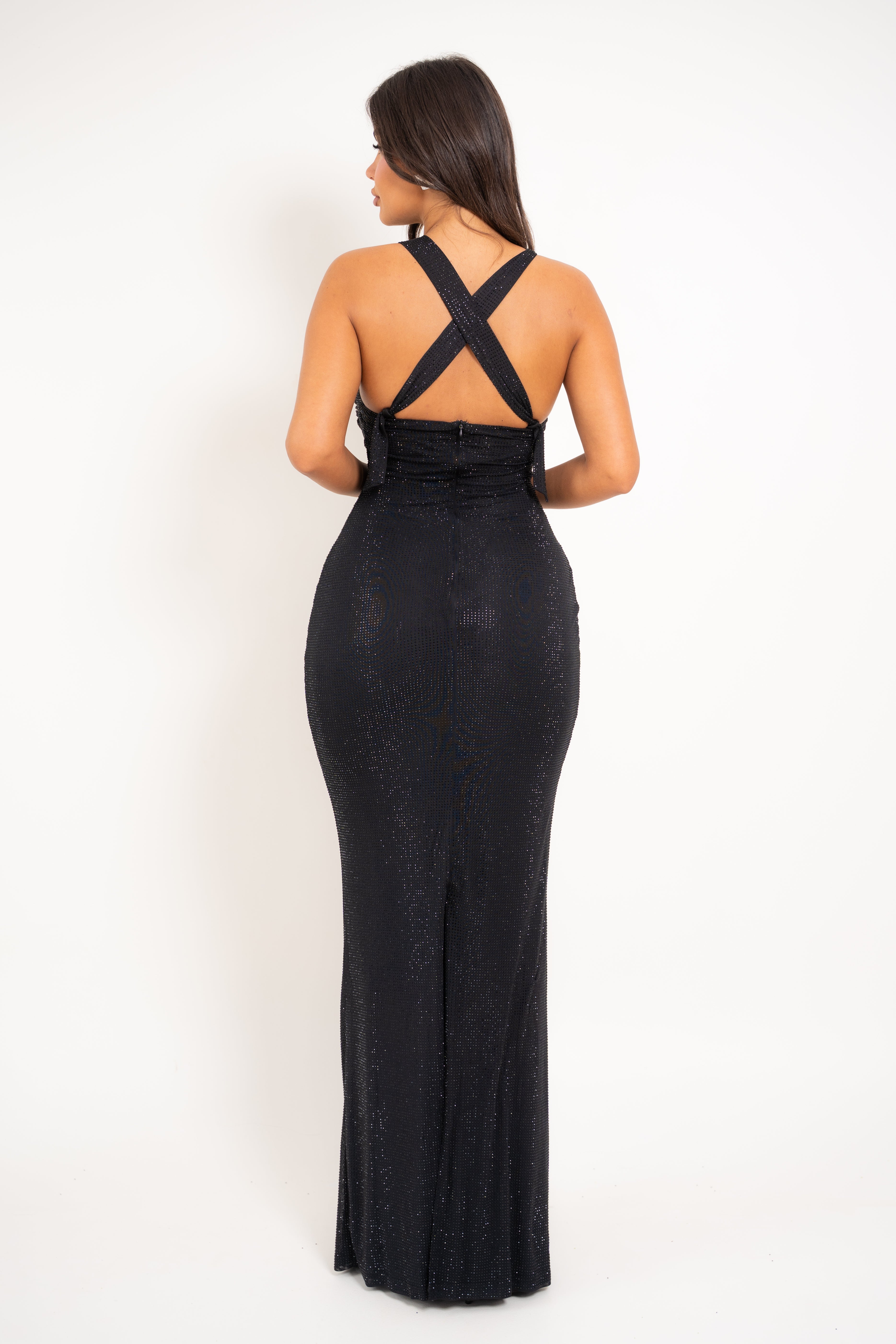 Anesia Black Dress