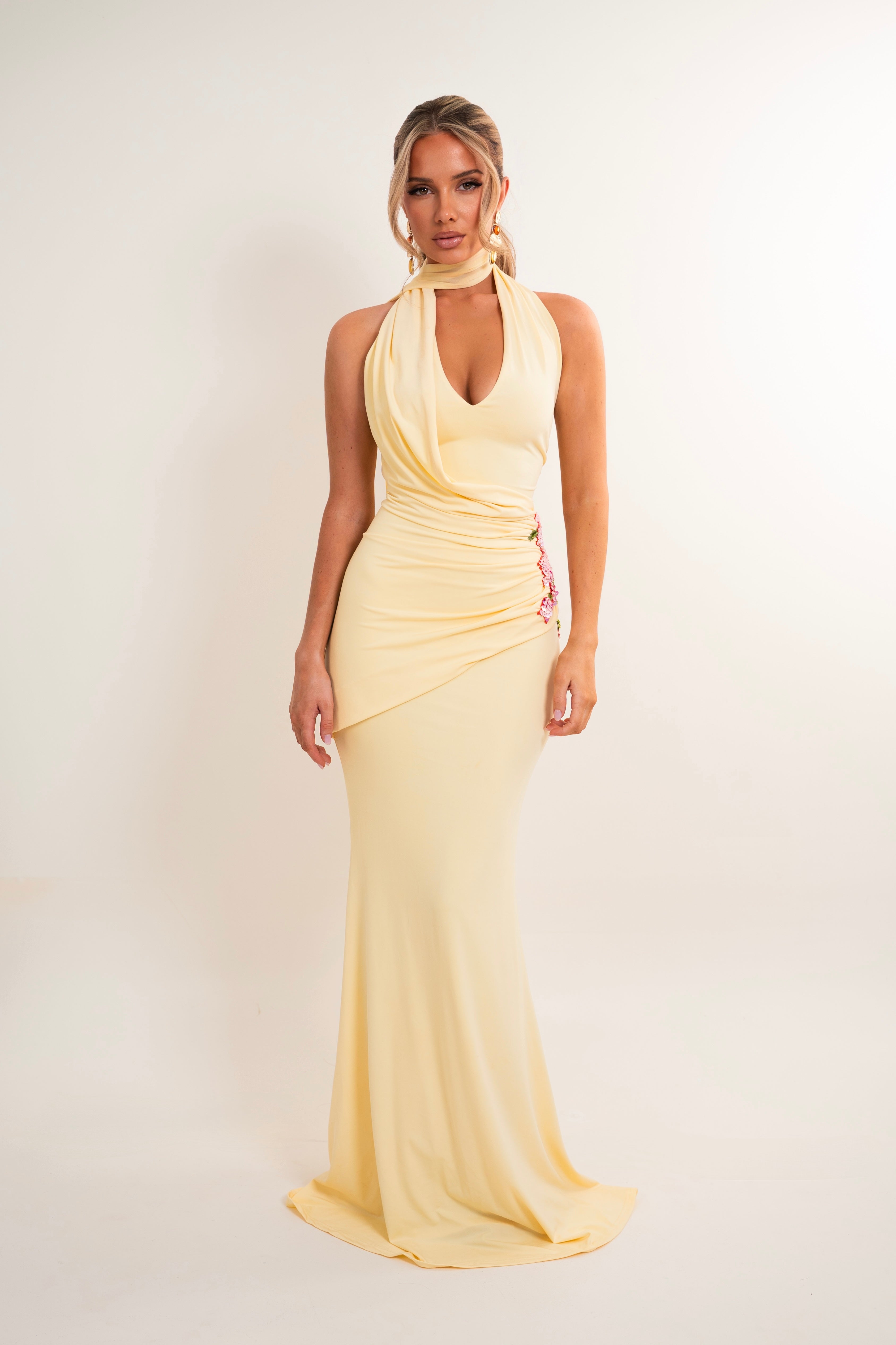 Angeline Soft Yellow Dress