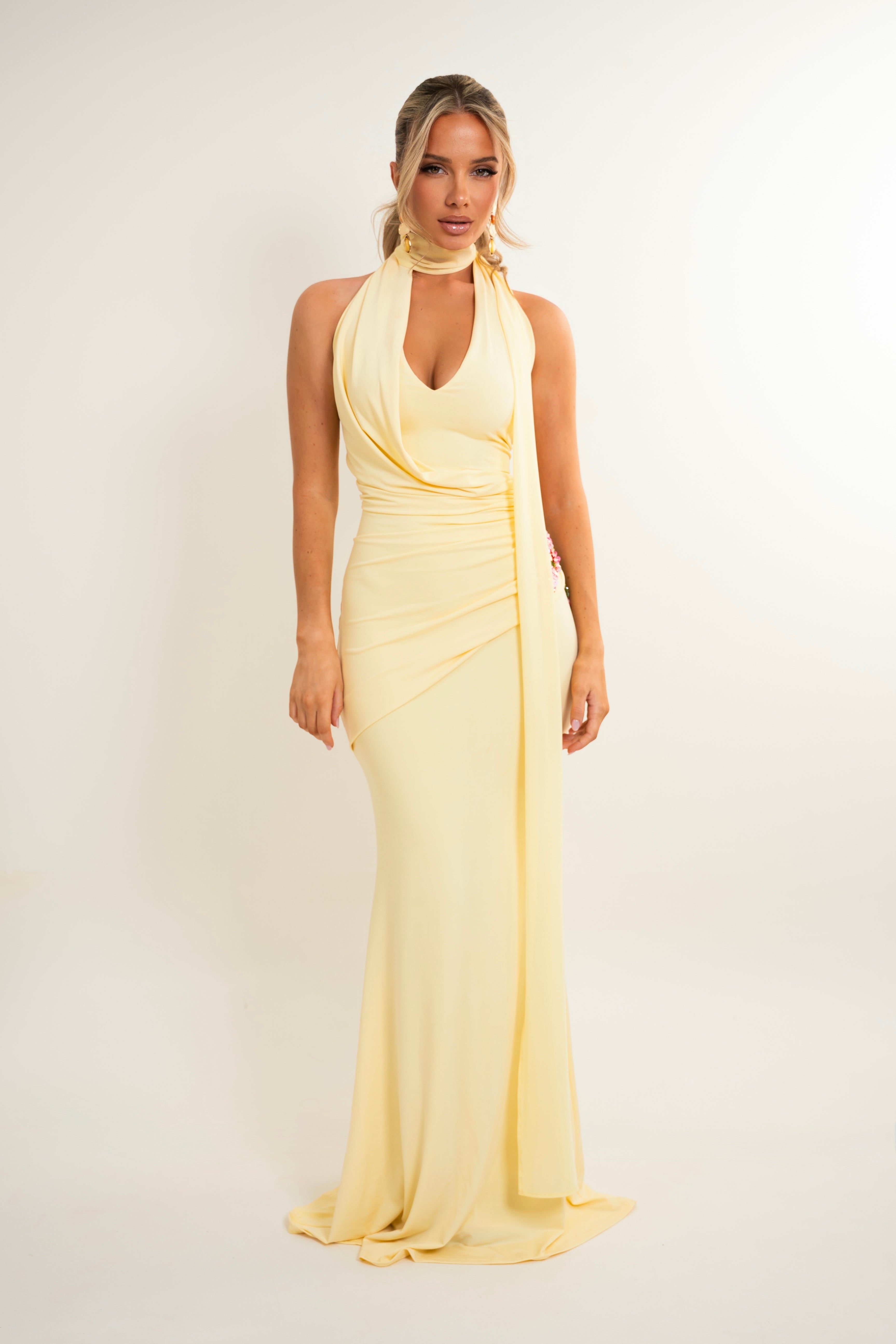 Angeline Soft Yellow Dress