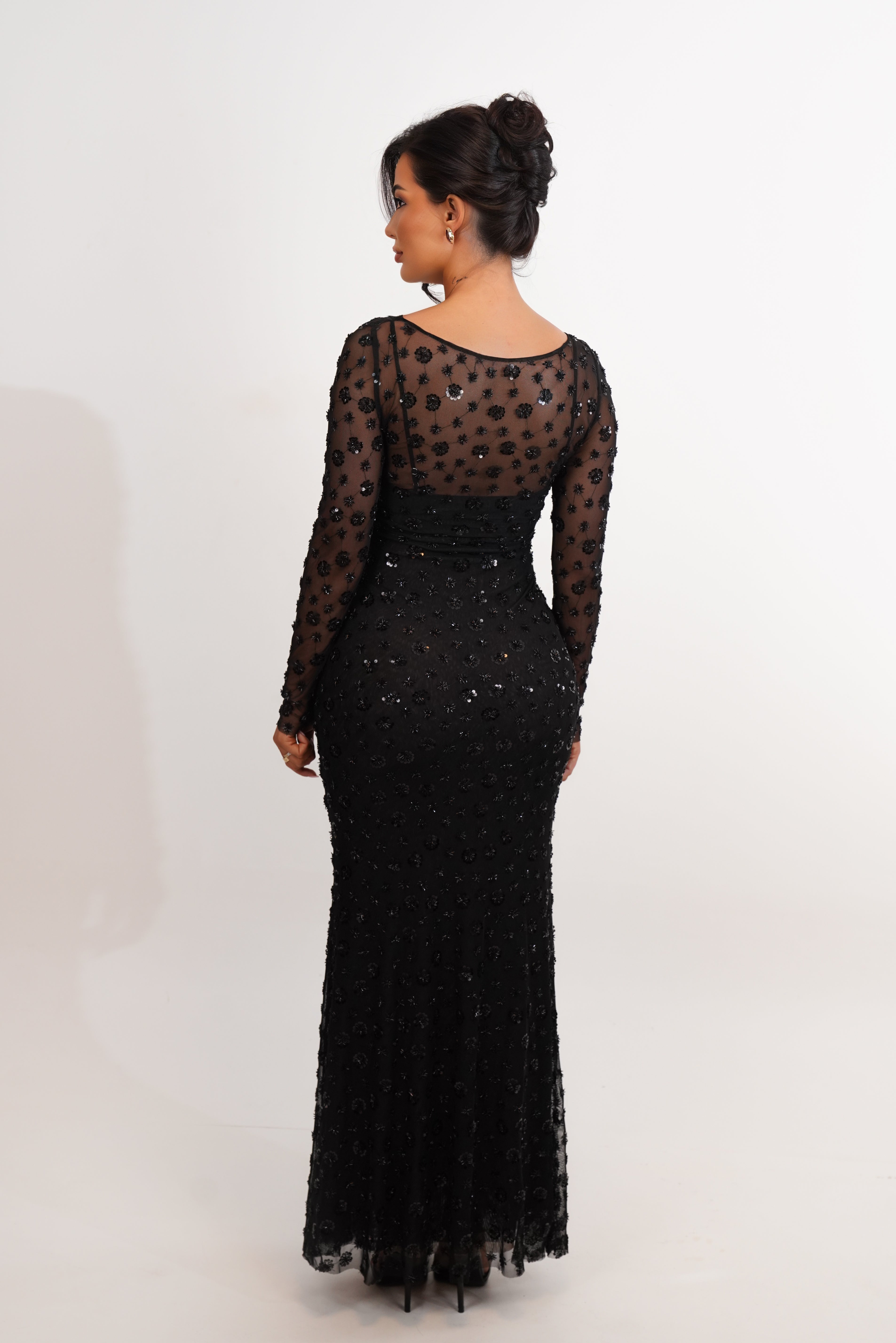 Aylina Black Dress