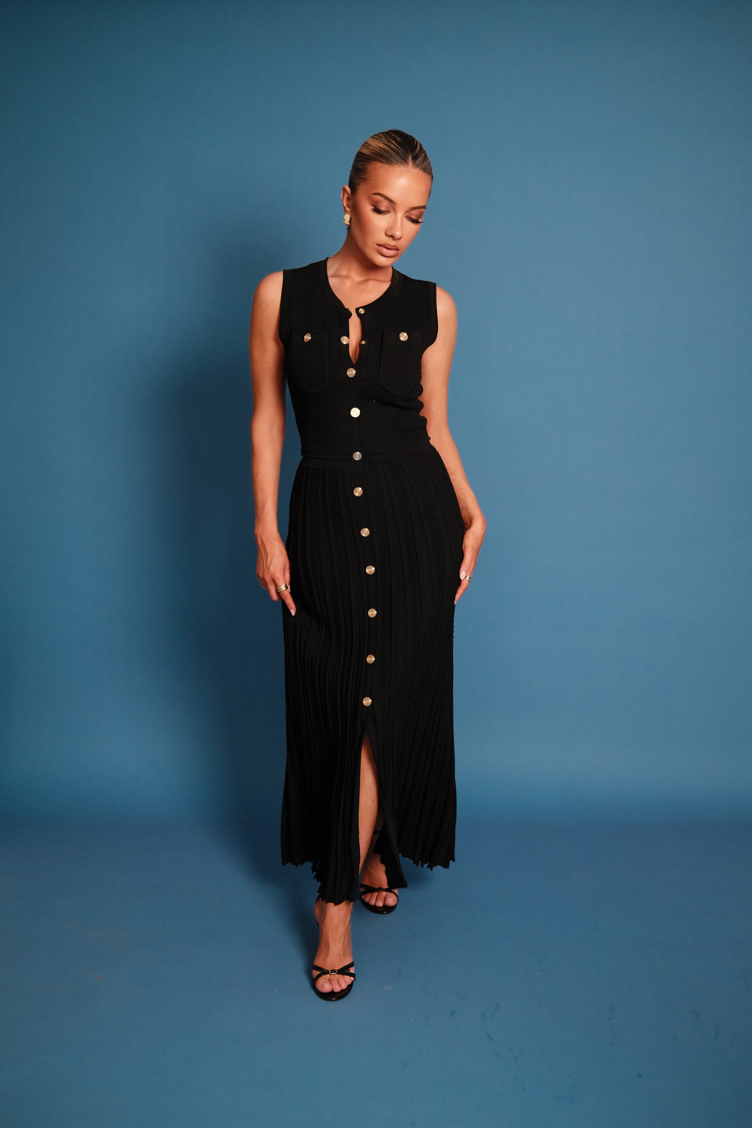 Belia Black Dress