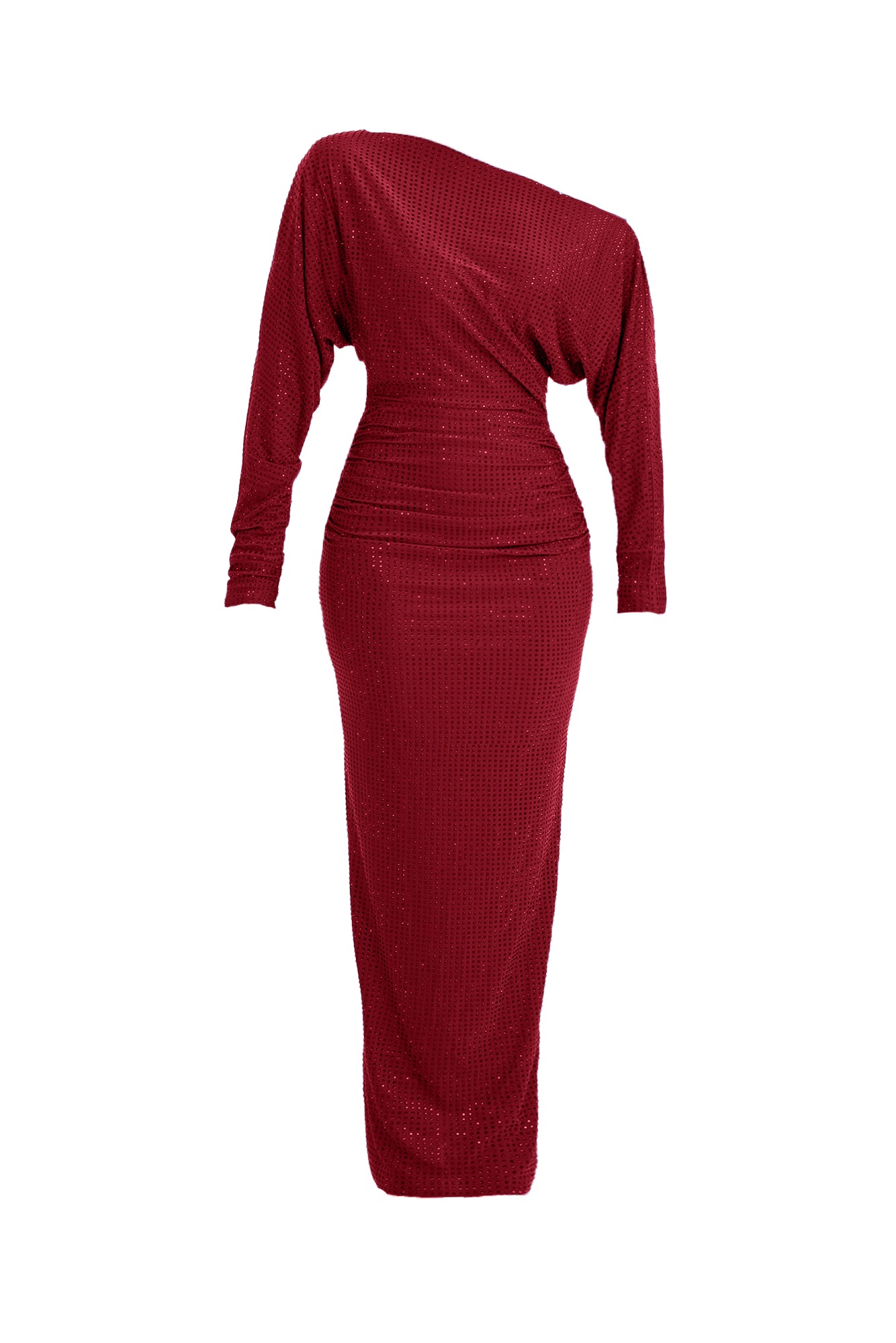 Belinda Maroon Dress
