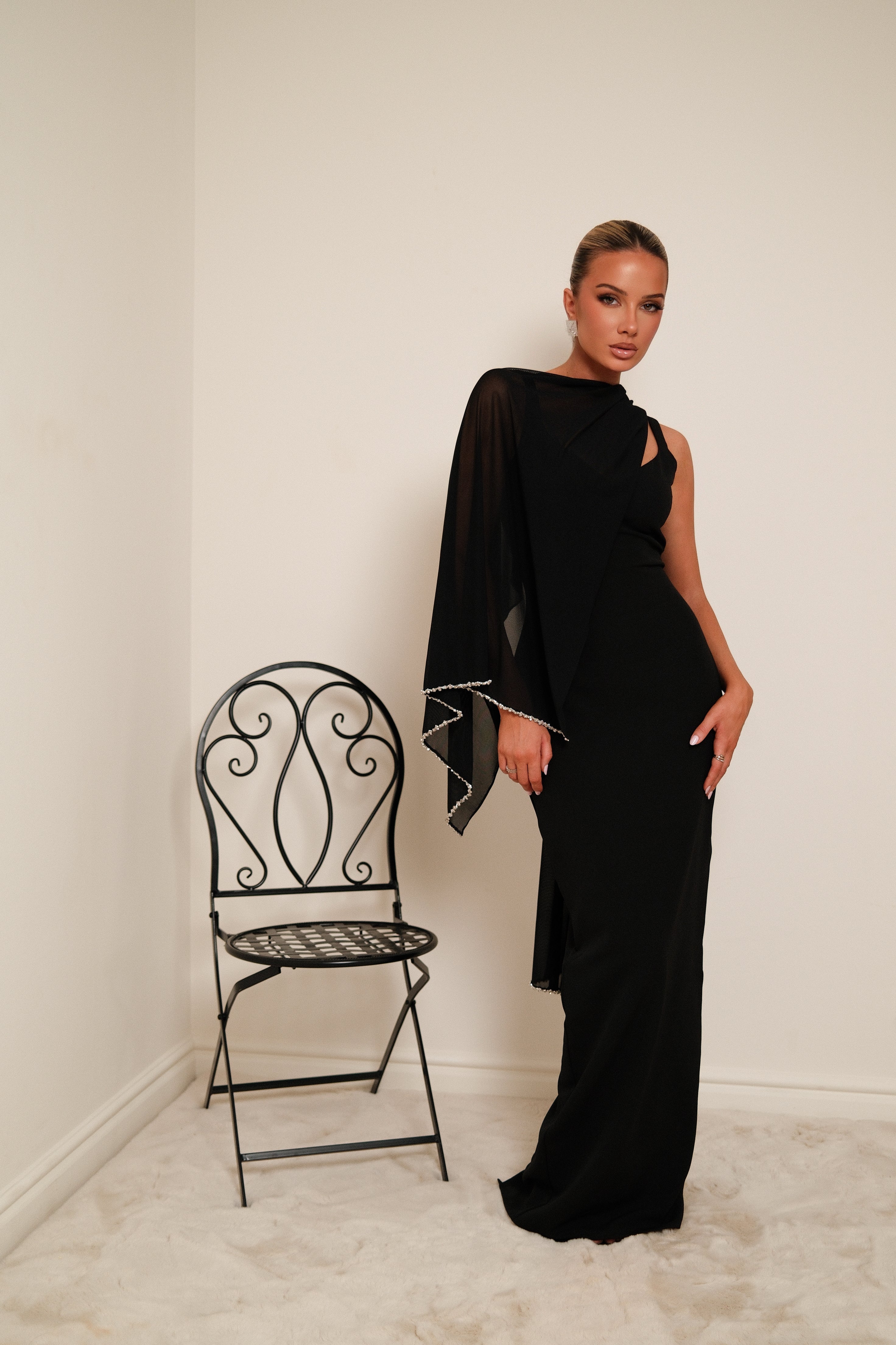 Delara Black Dress