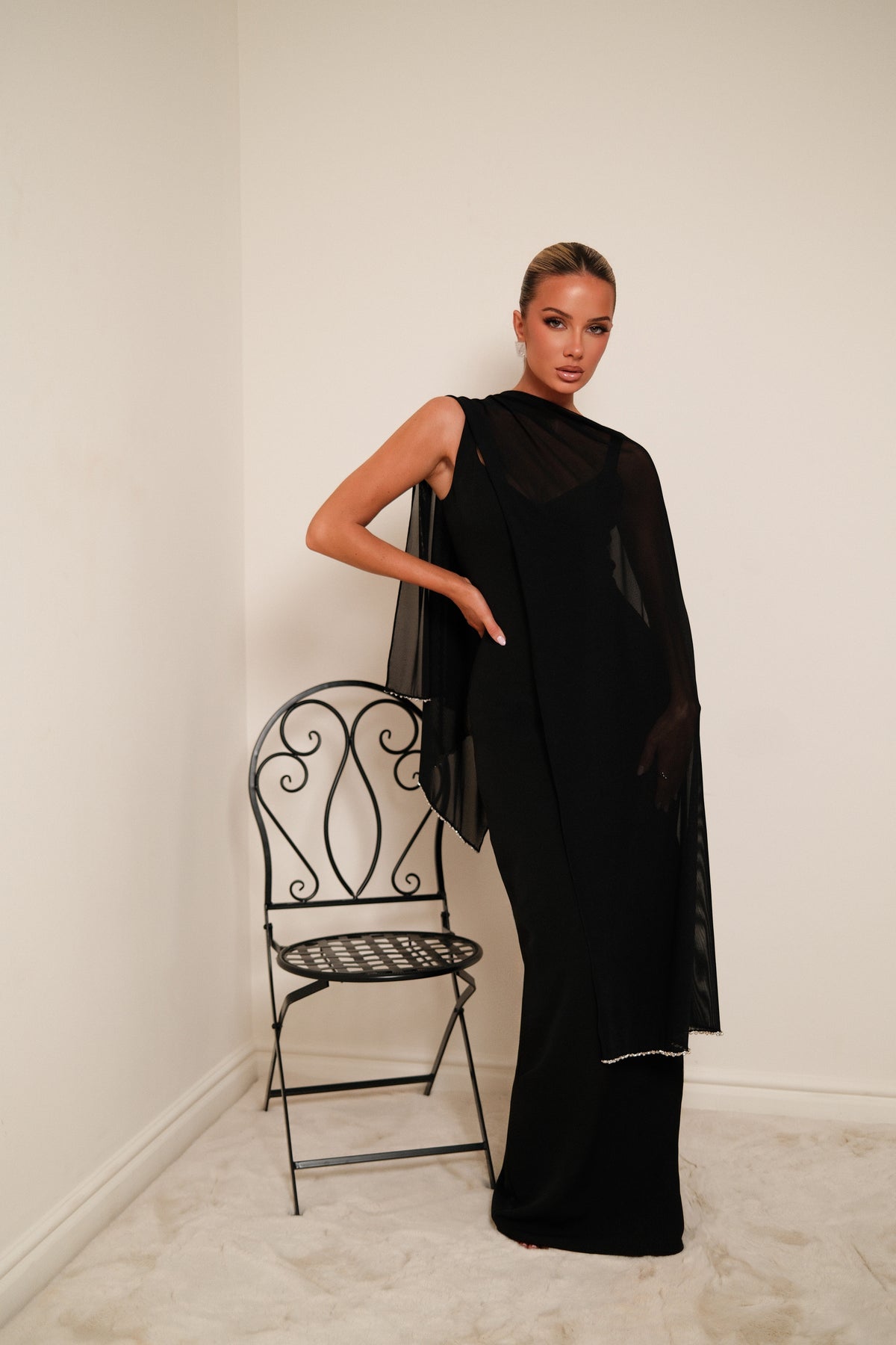 Delara Black Dress