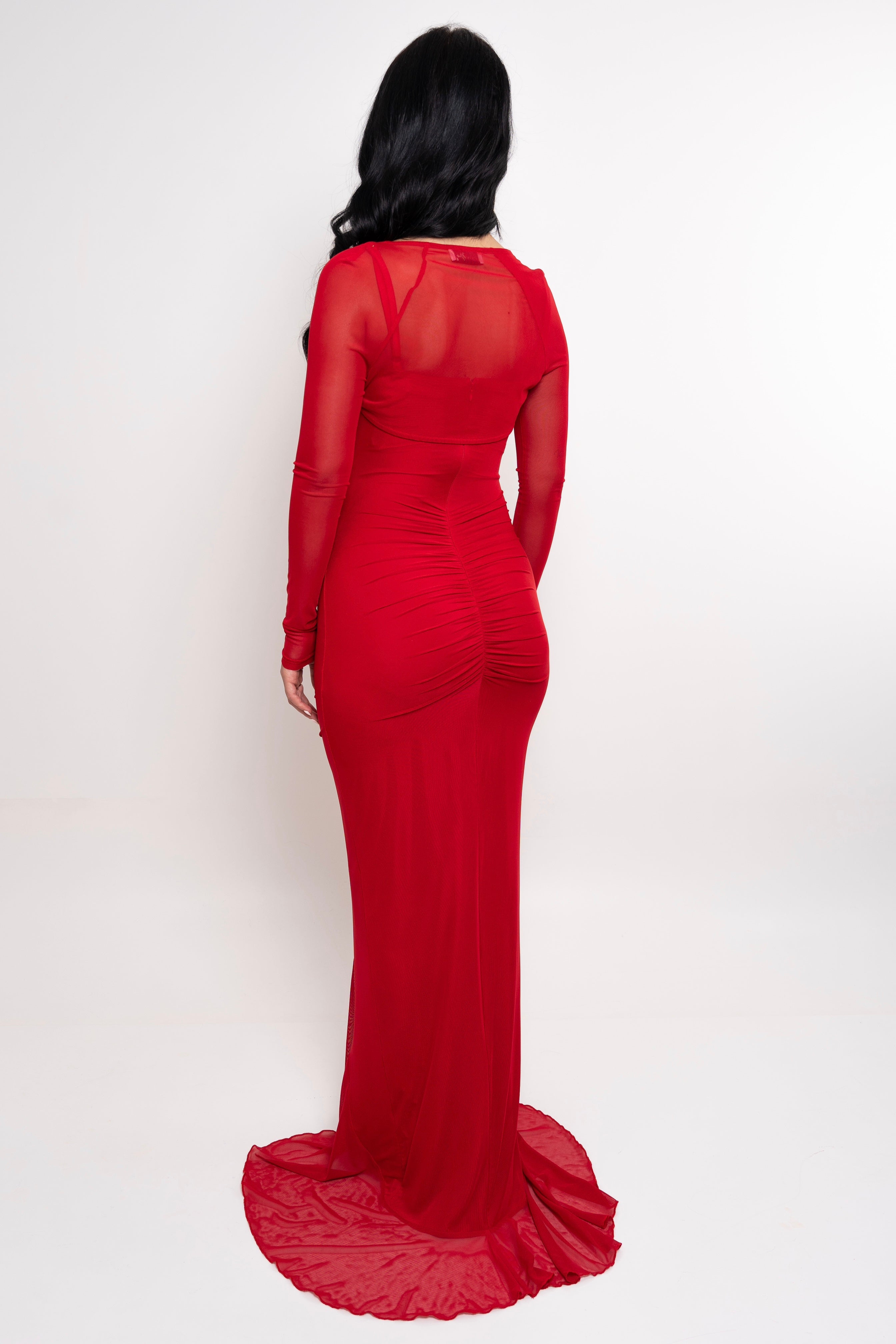Devina Red Dress