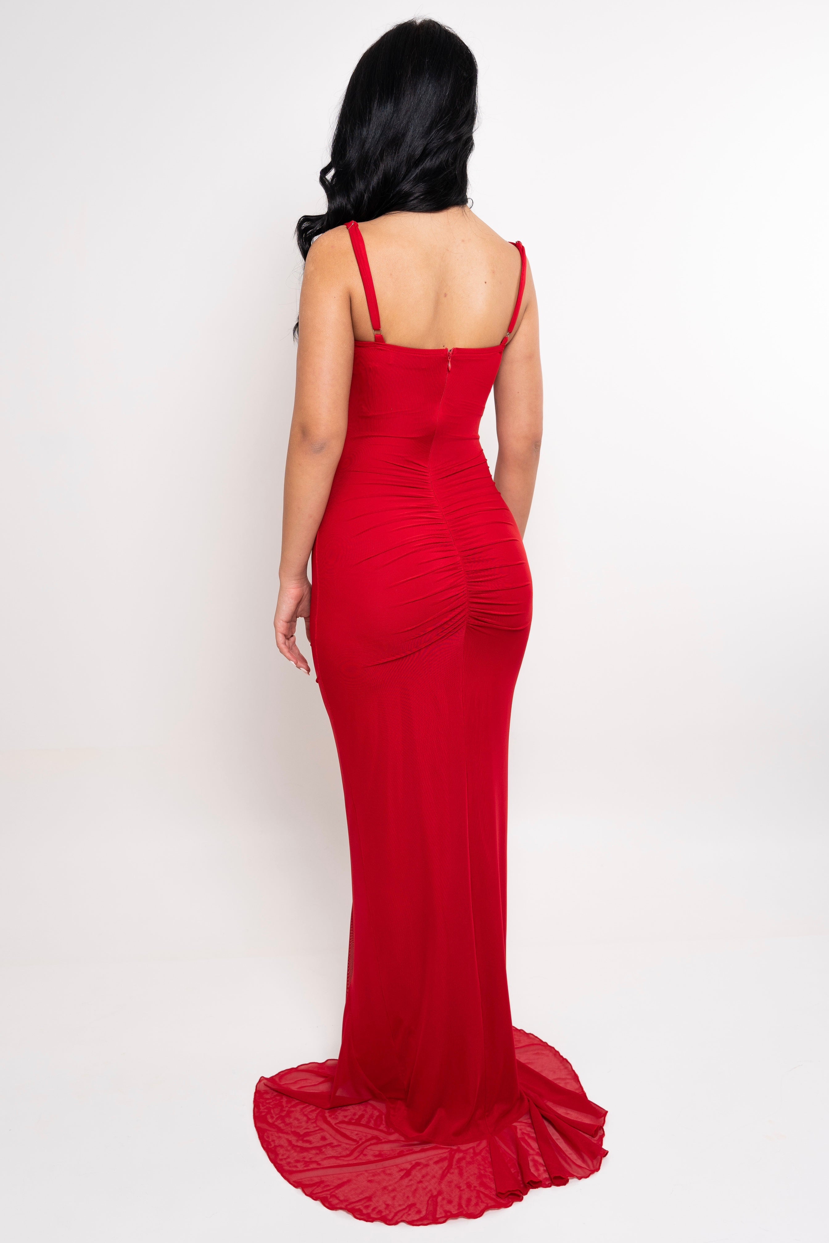 Devina Red Dress