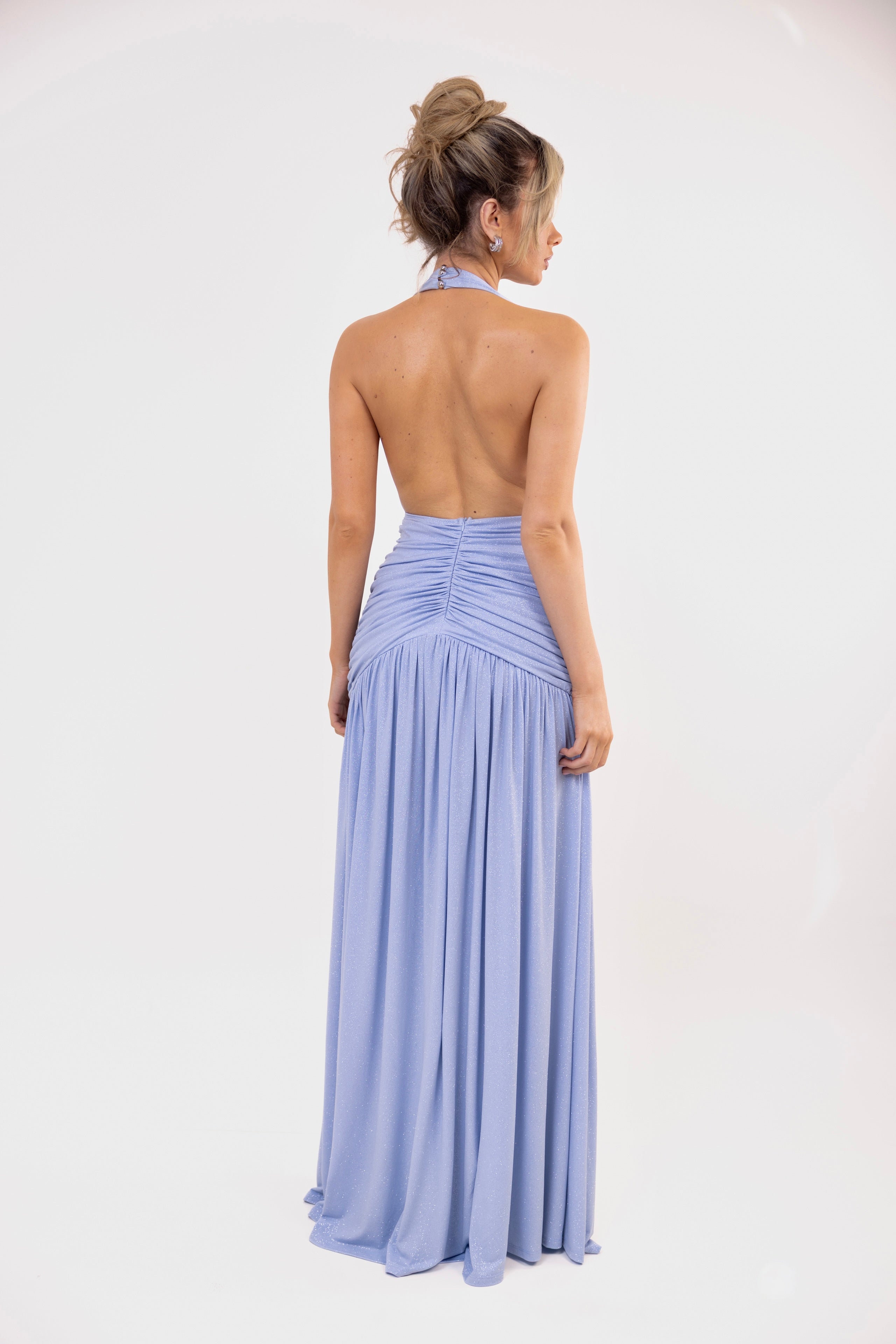 Dylana Blue Glitter Dress