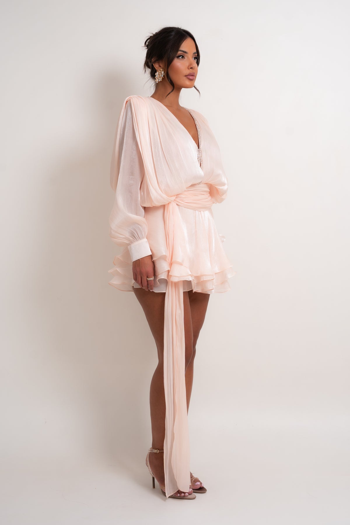 Eliana Champagne Dress