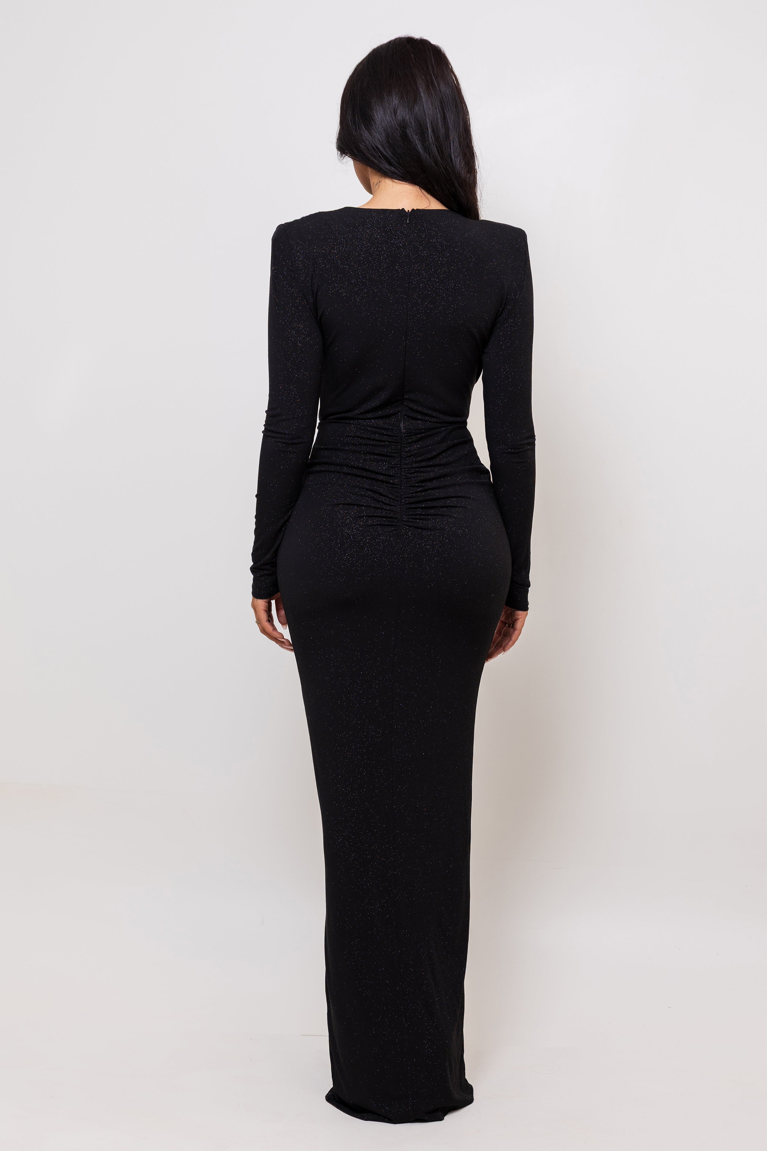 Elsa Black Glitter Dress