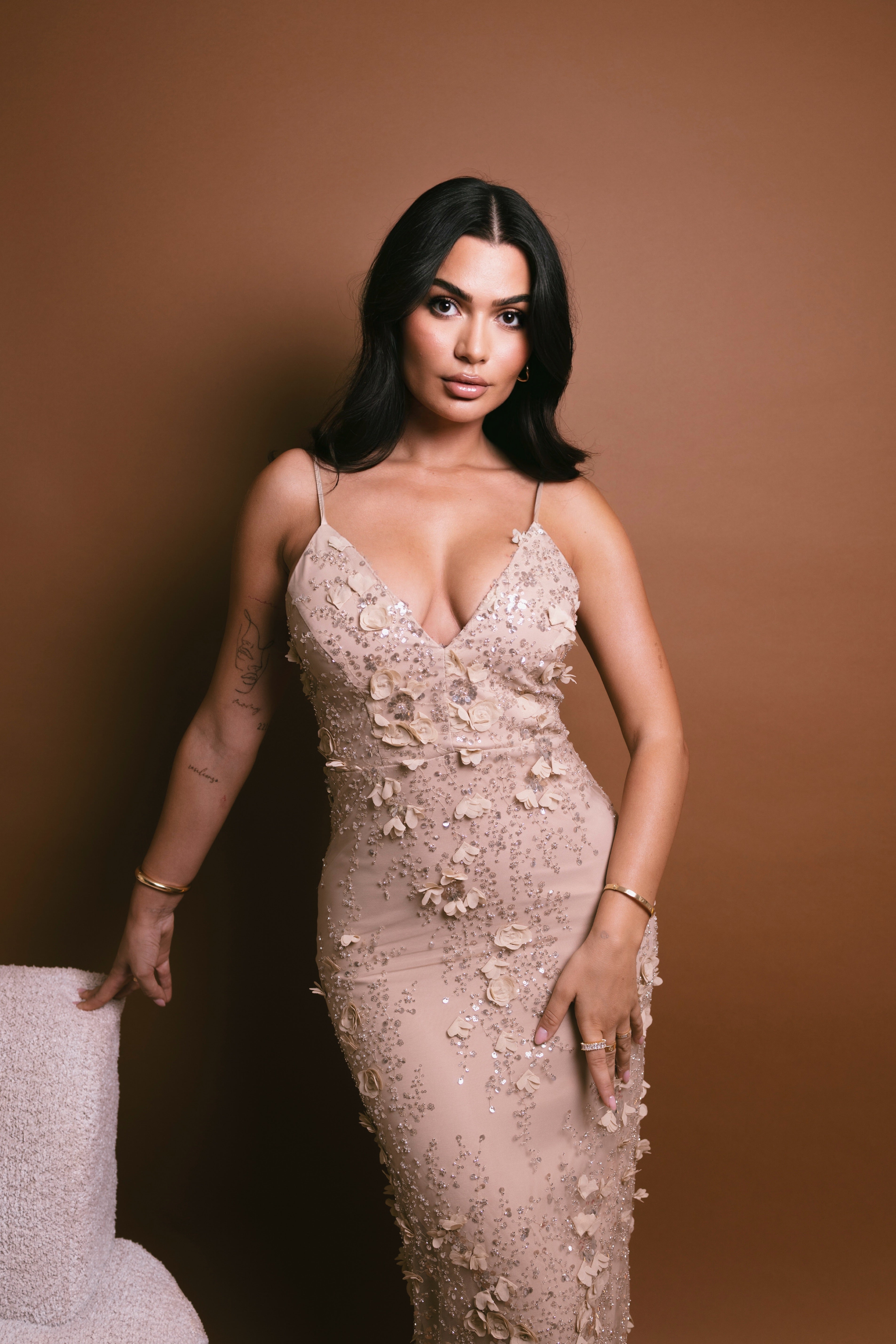 Emy LT Taupe dress