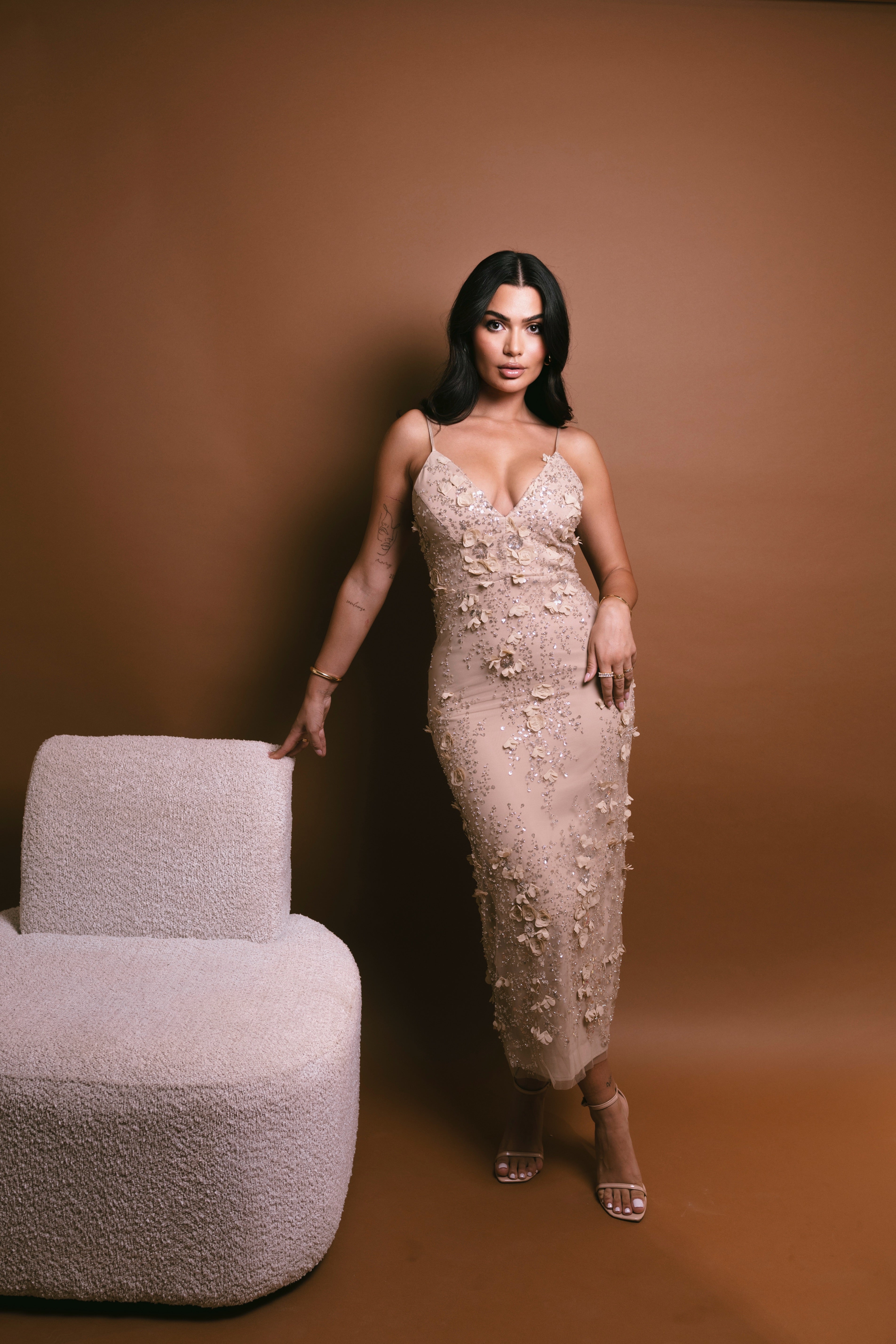 Emy LT Taupe dress