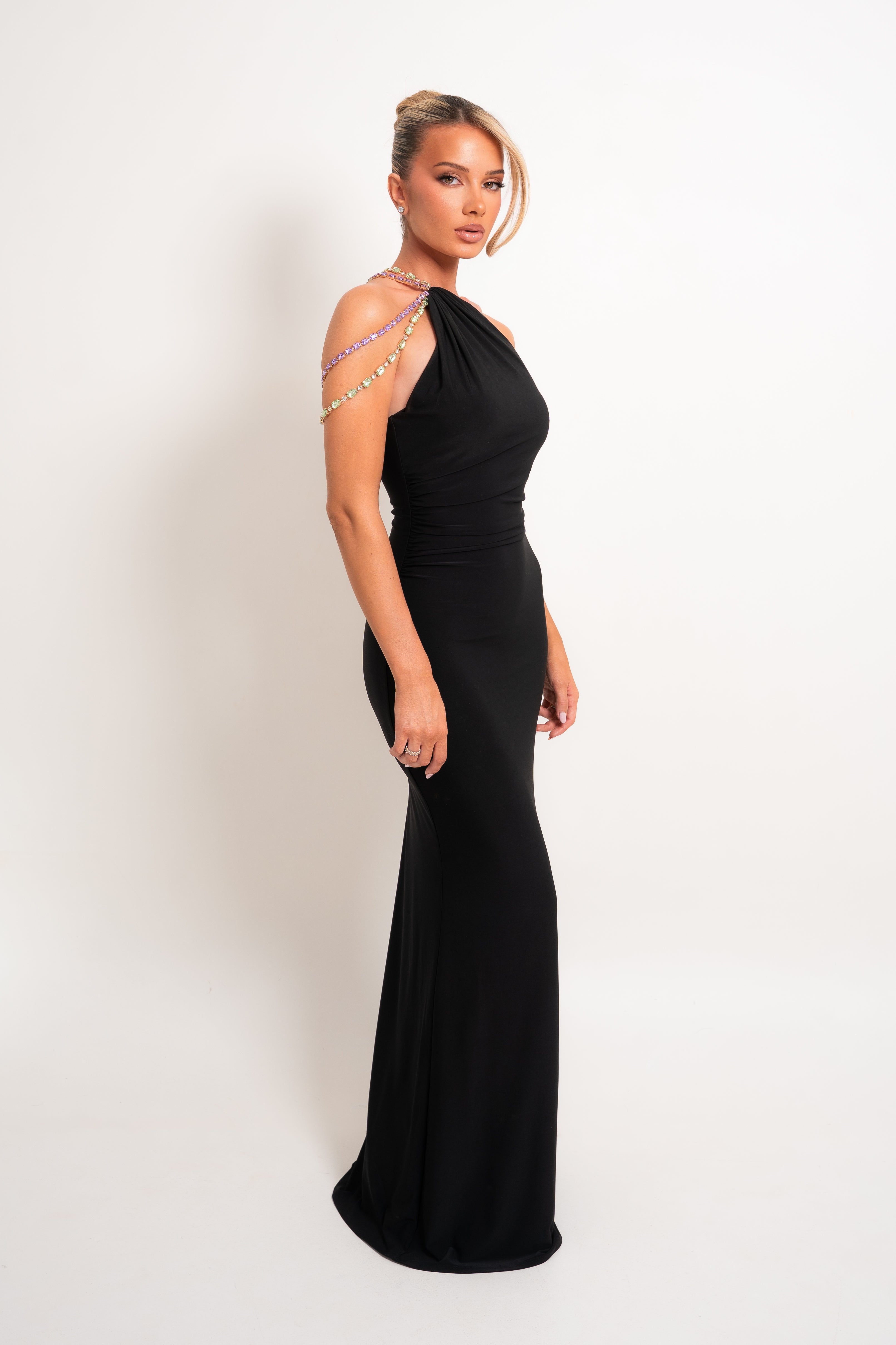 Endeina Black Dress
