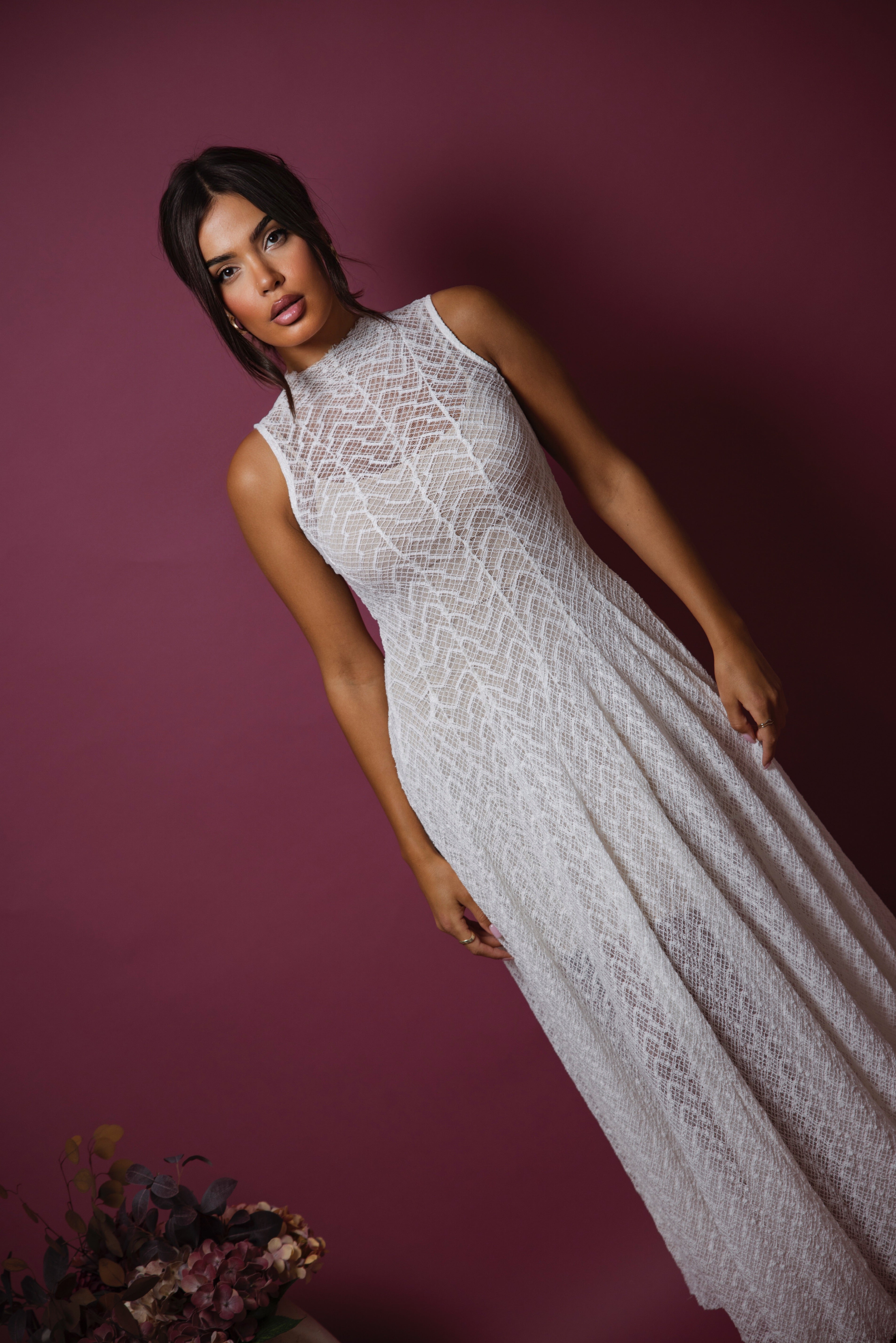 Fressia White Dress