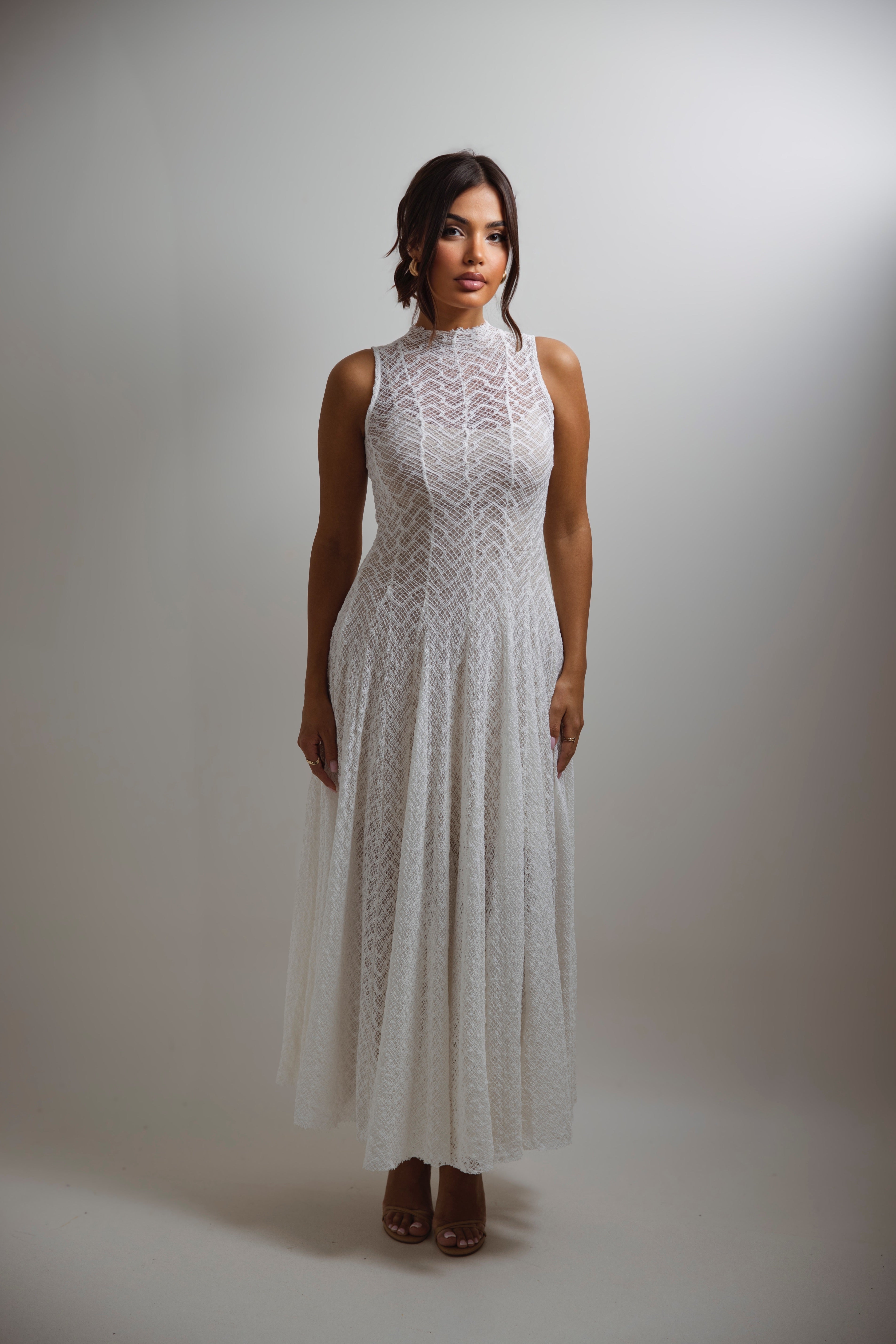Fressia White Dress
