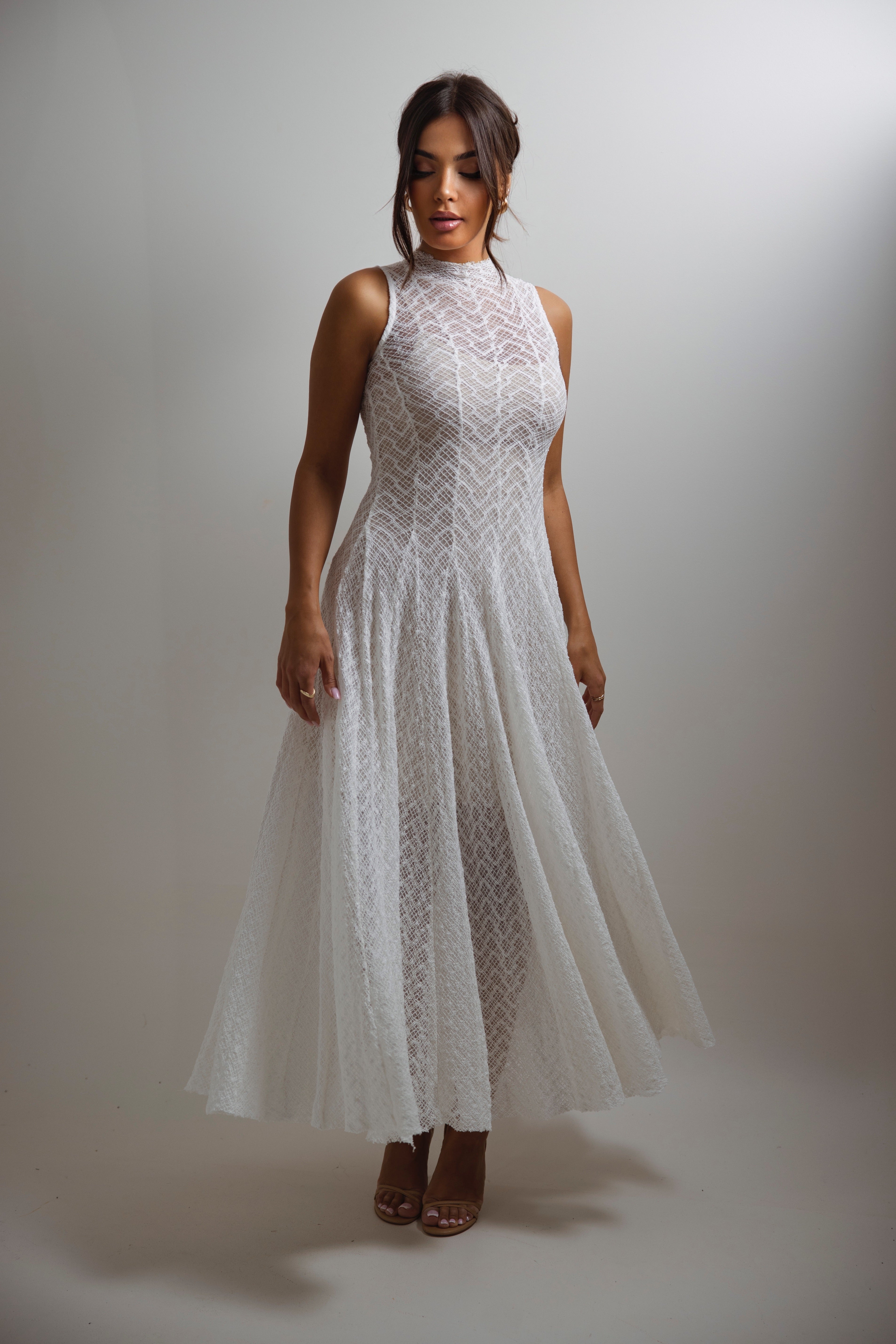 Fressia White Dress