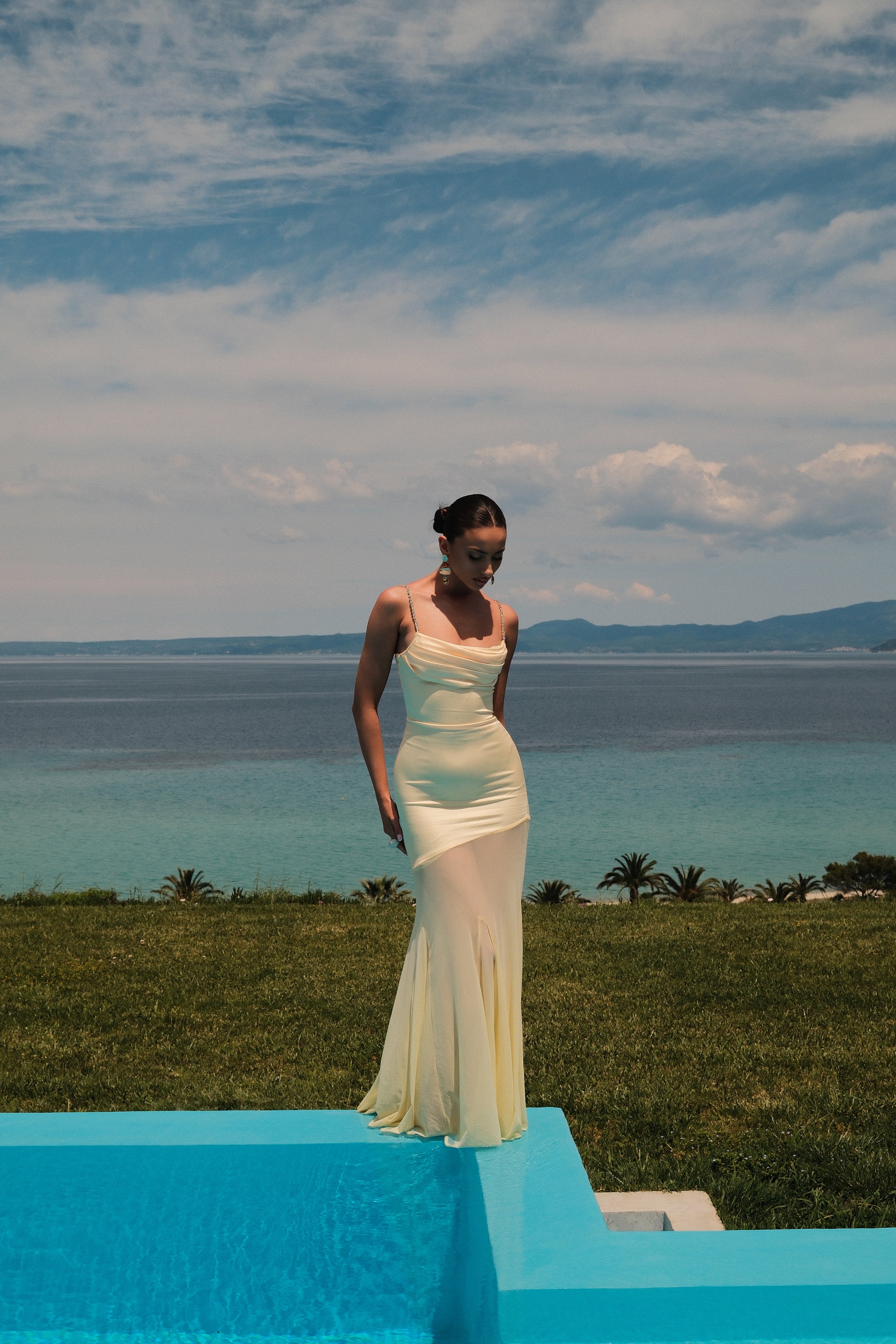 Isorella Lemon Glaze Dress