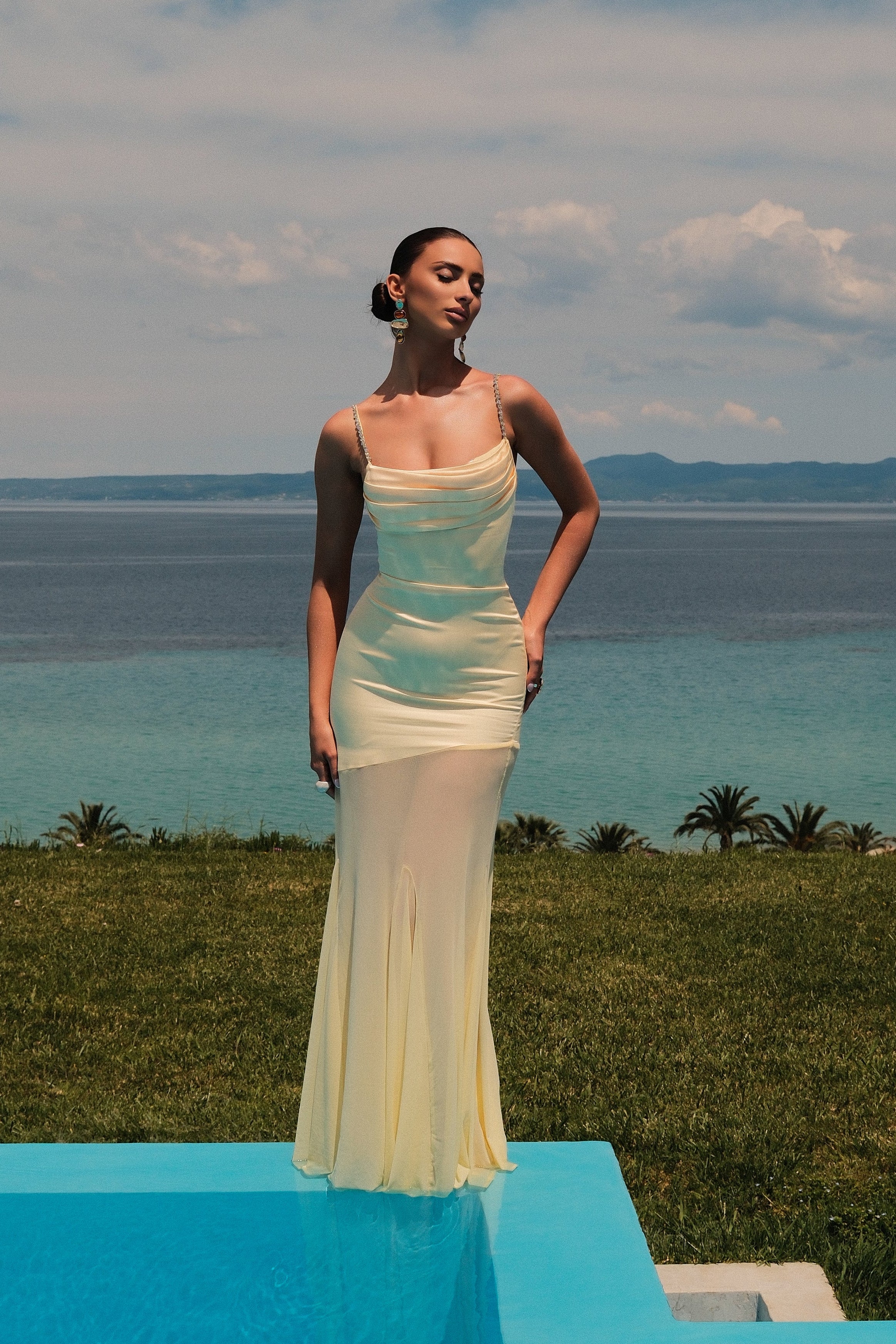 Isorella Lemon Glaze Dress