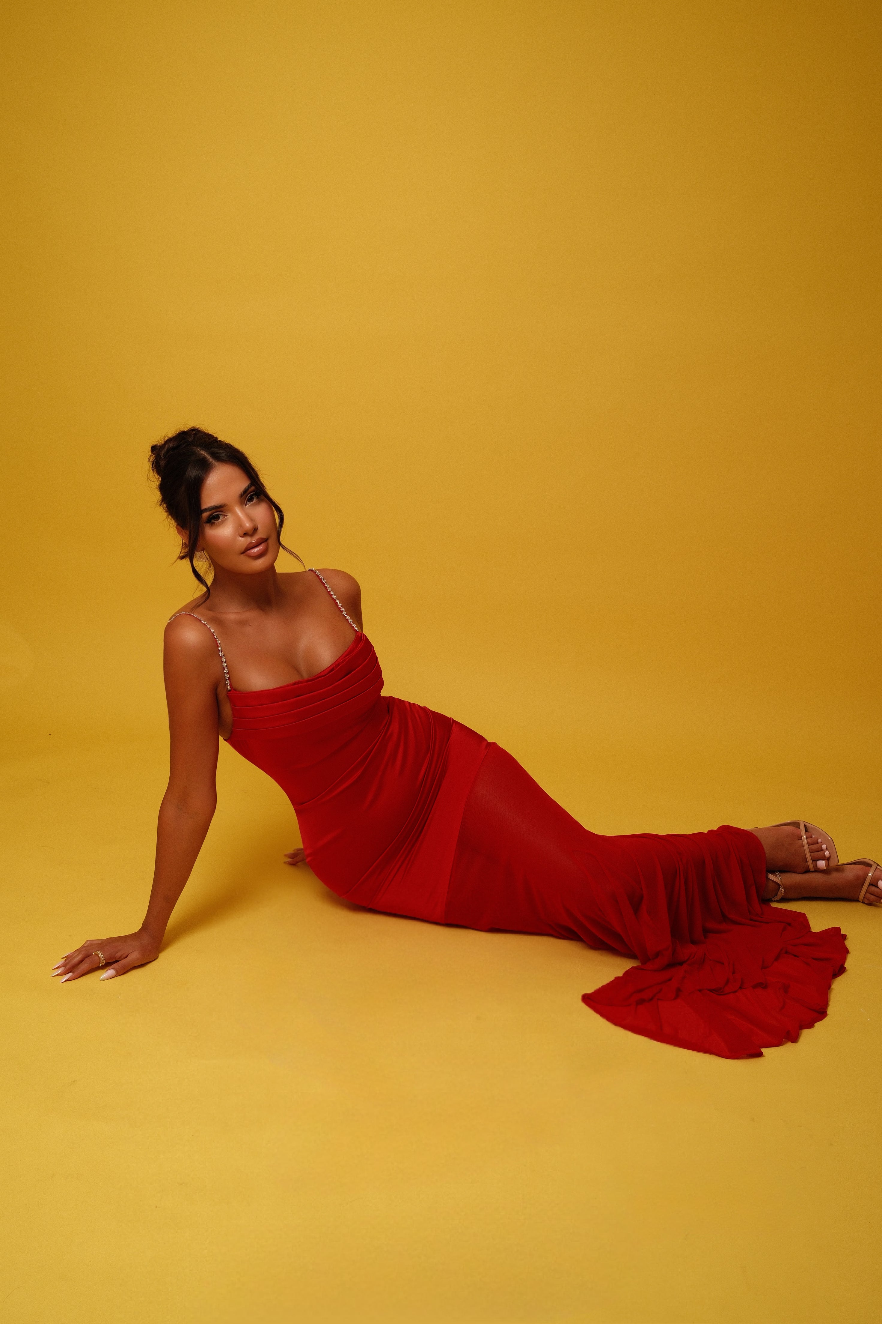 Isorella Red Dress