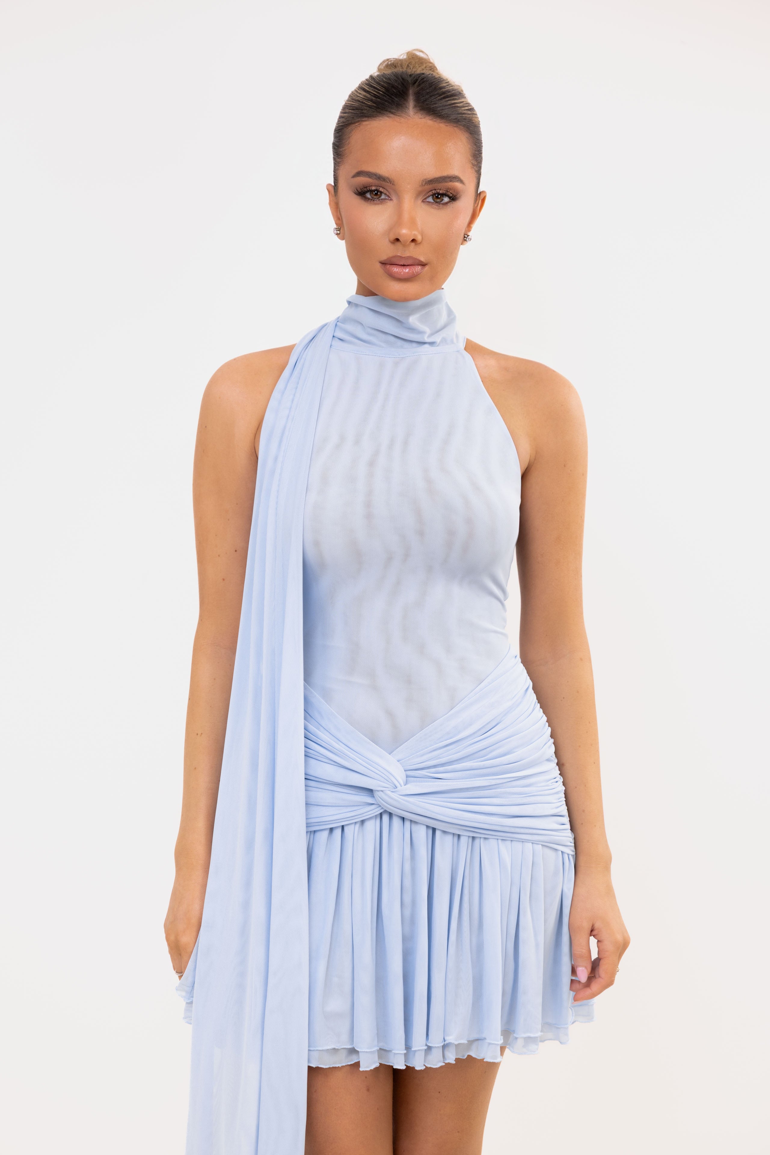 Lirena Pastel Blue Dress