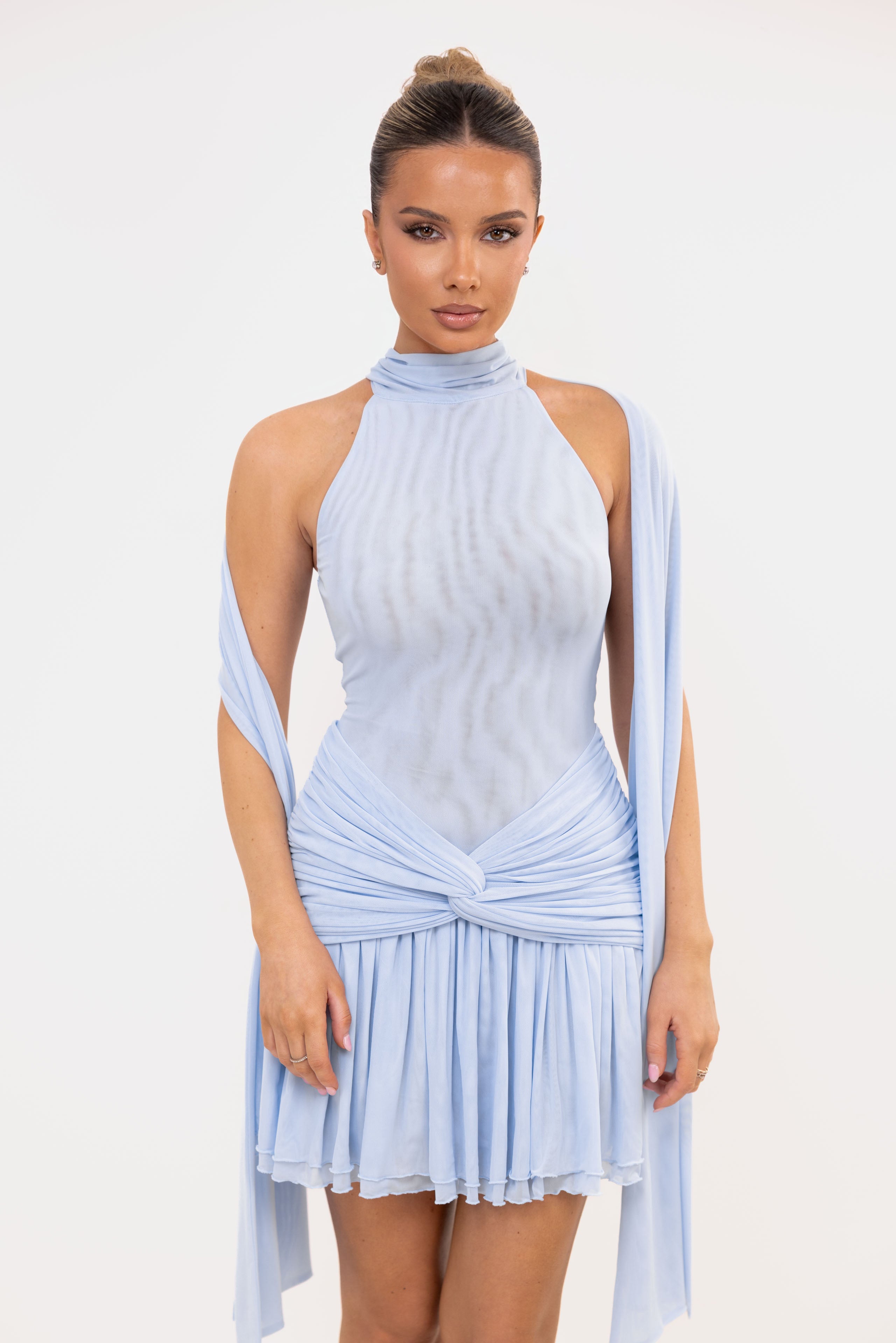 Lirena Pastel Blue Dress