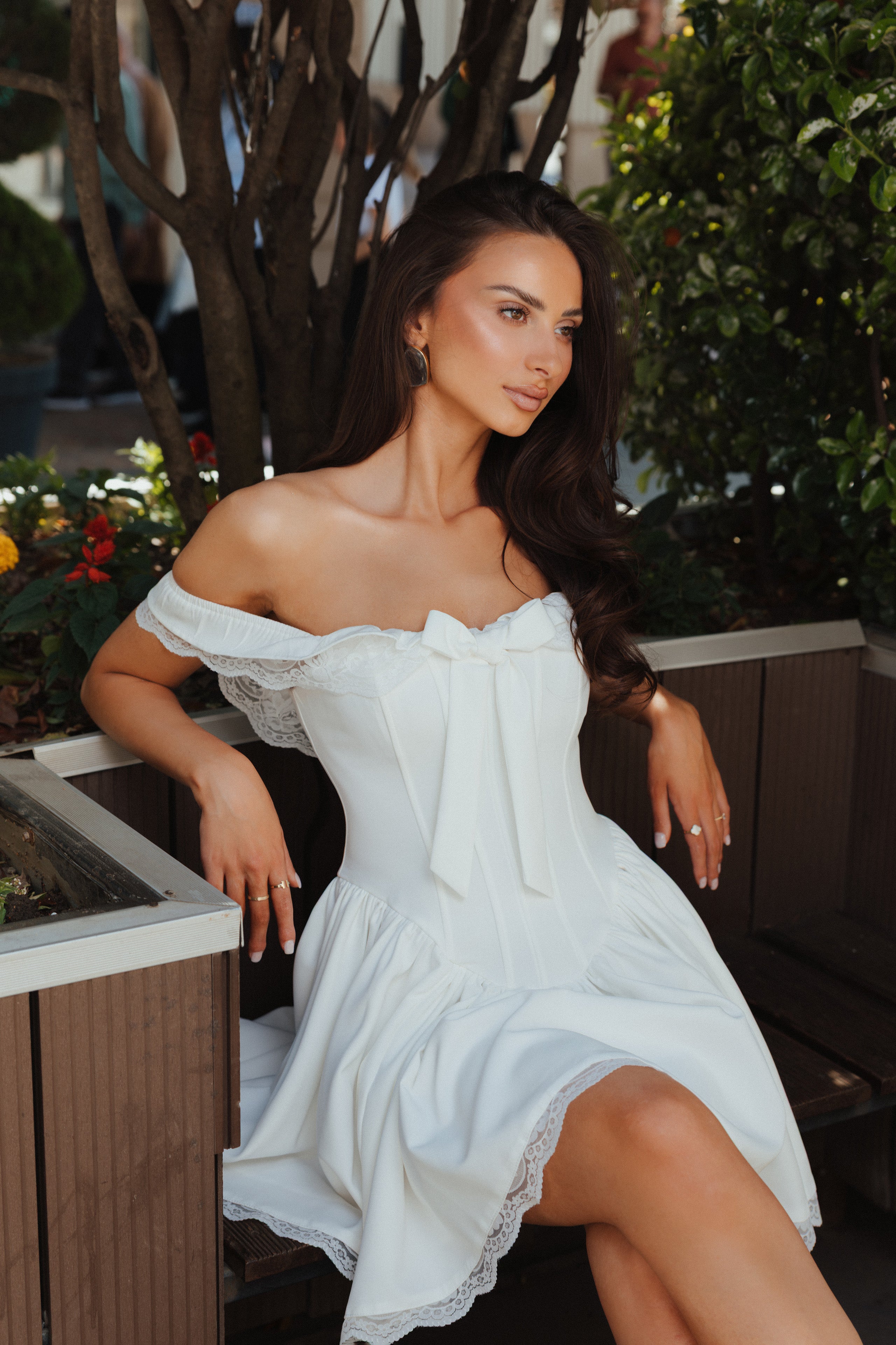 Malda White Dress
