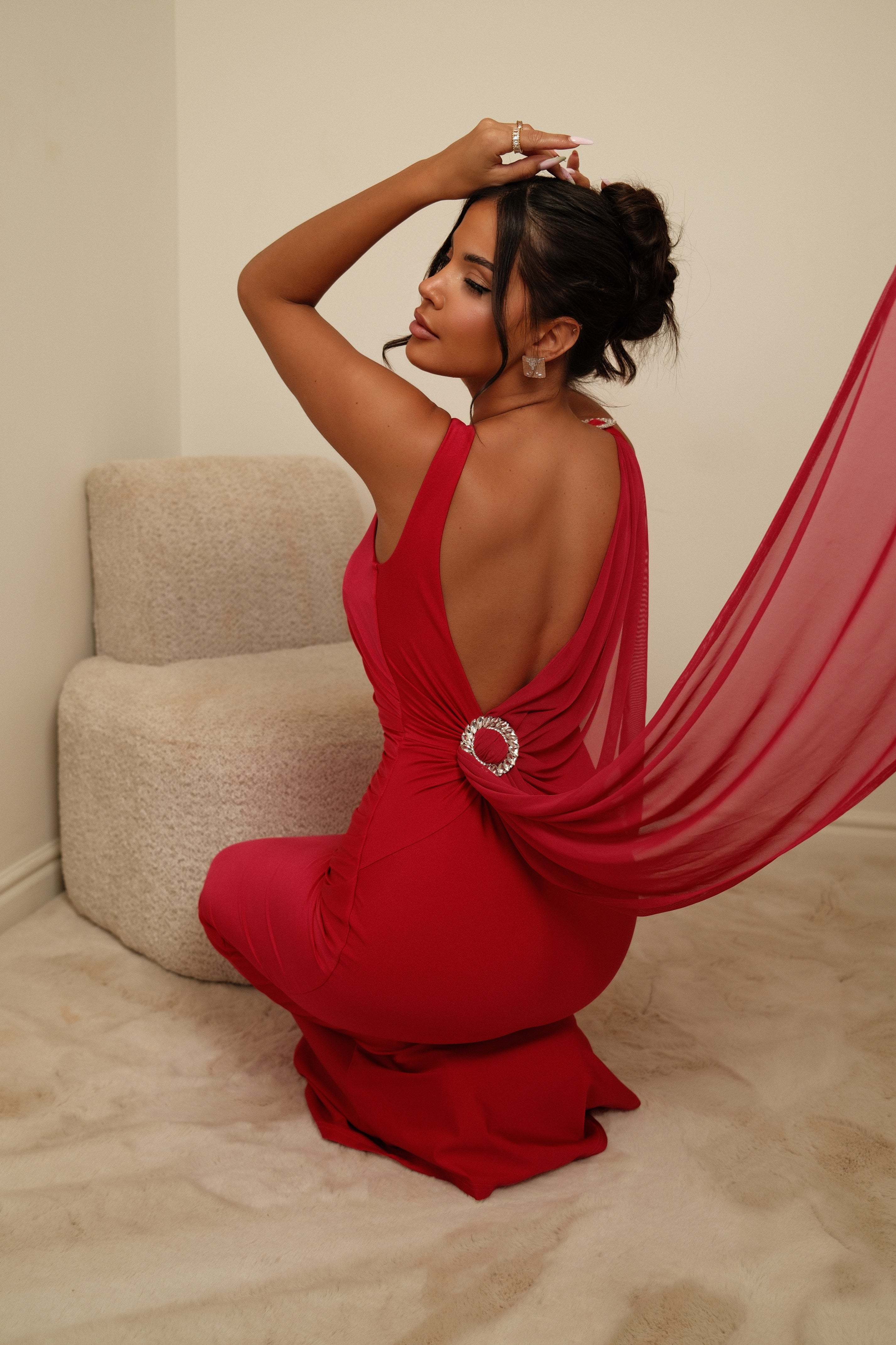 Merissa Red Dress