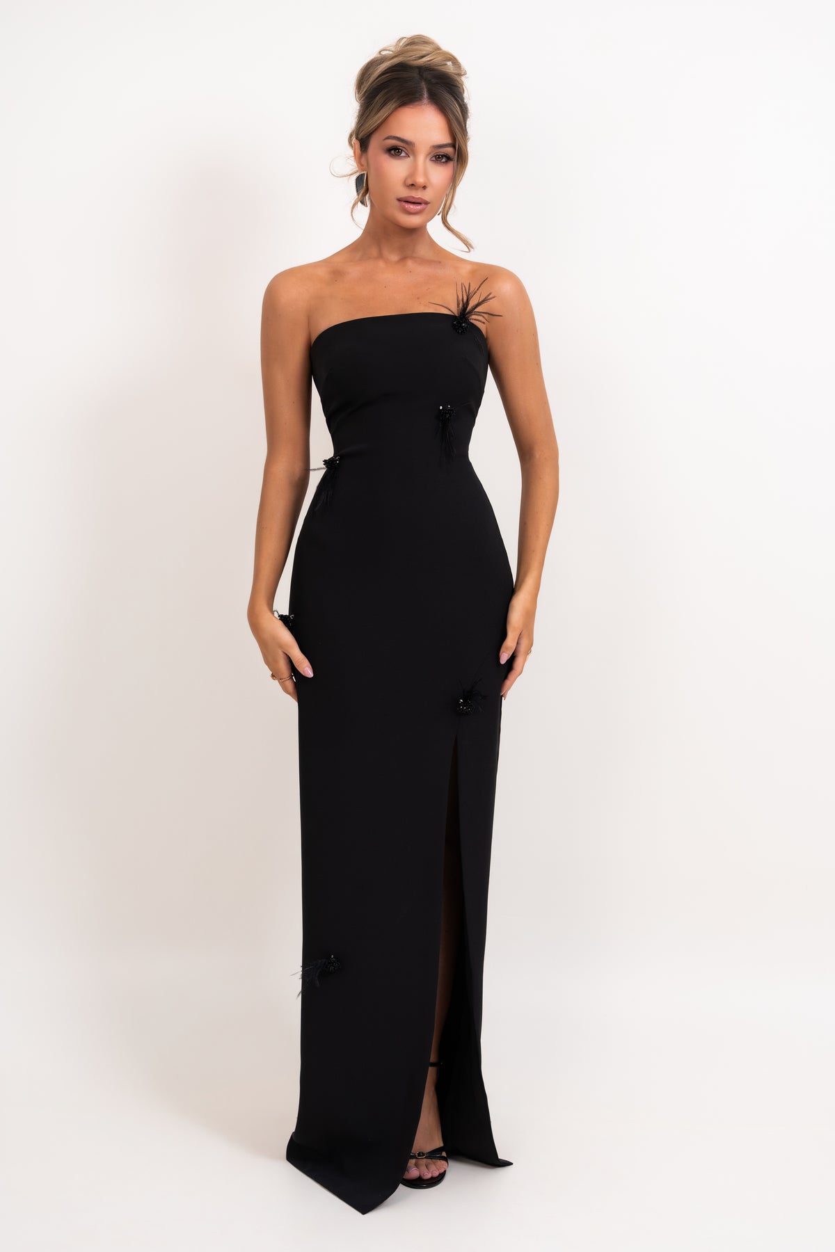 Orlena Black Dress