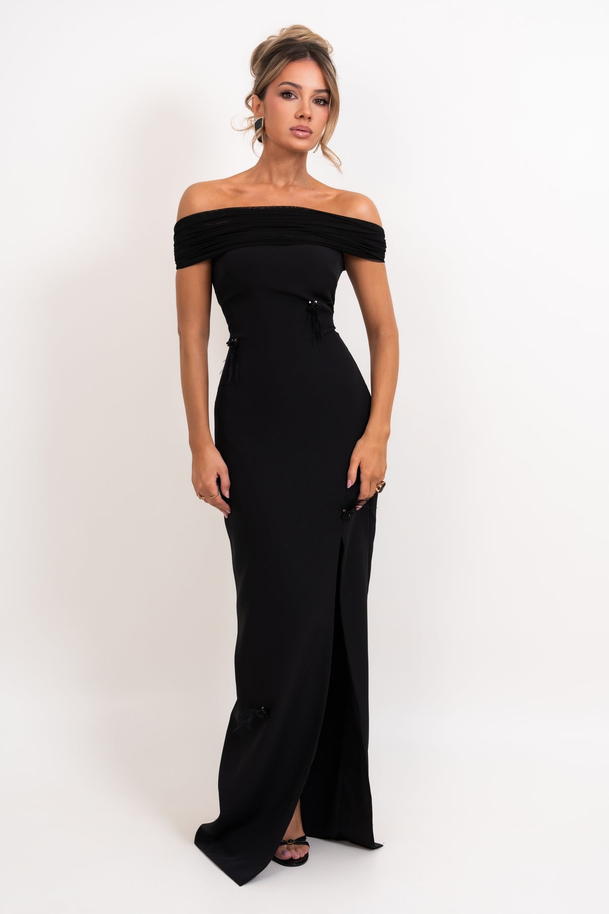 Orlena Black Dress