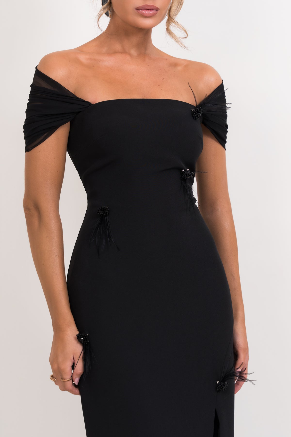 Orlena Black Dress