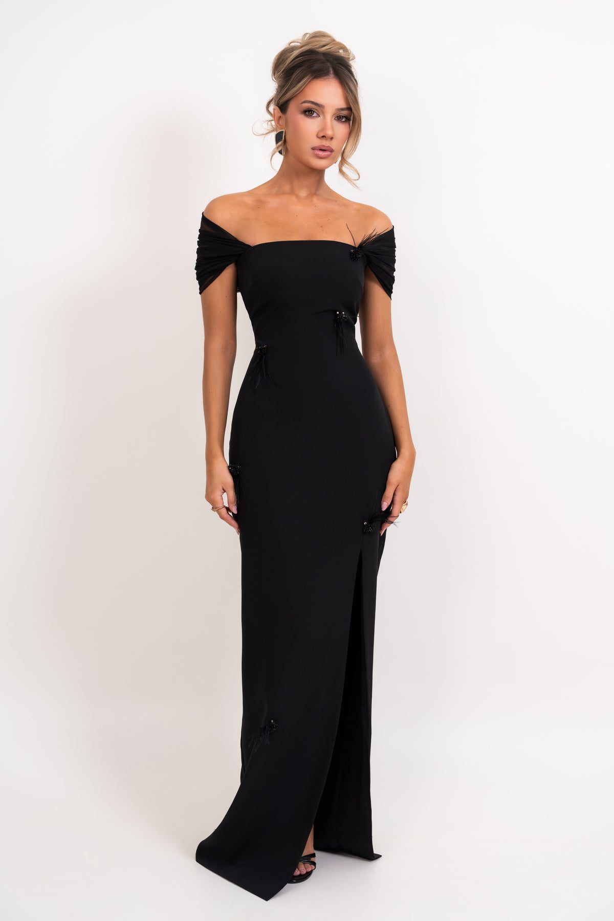 Orlena Black Dress