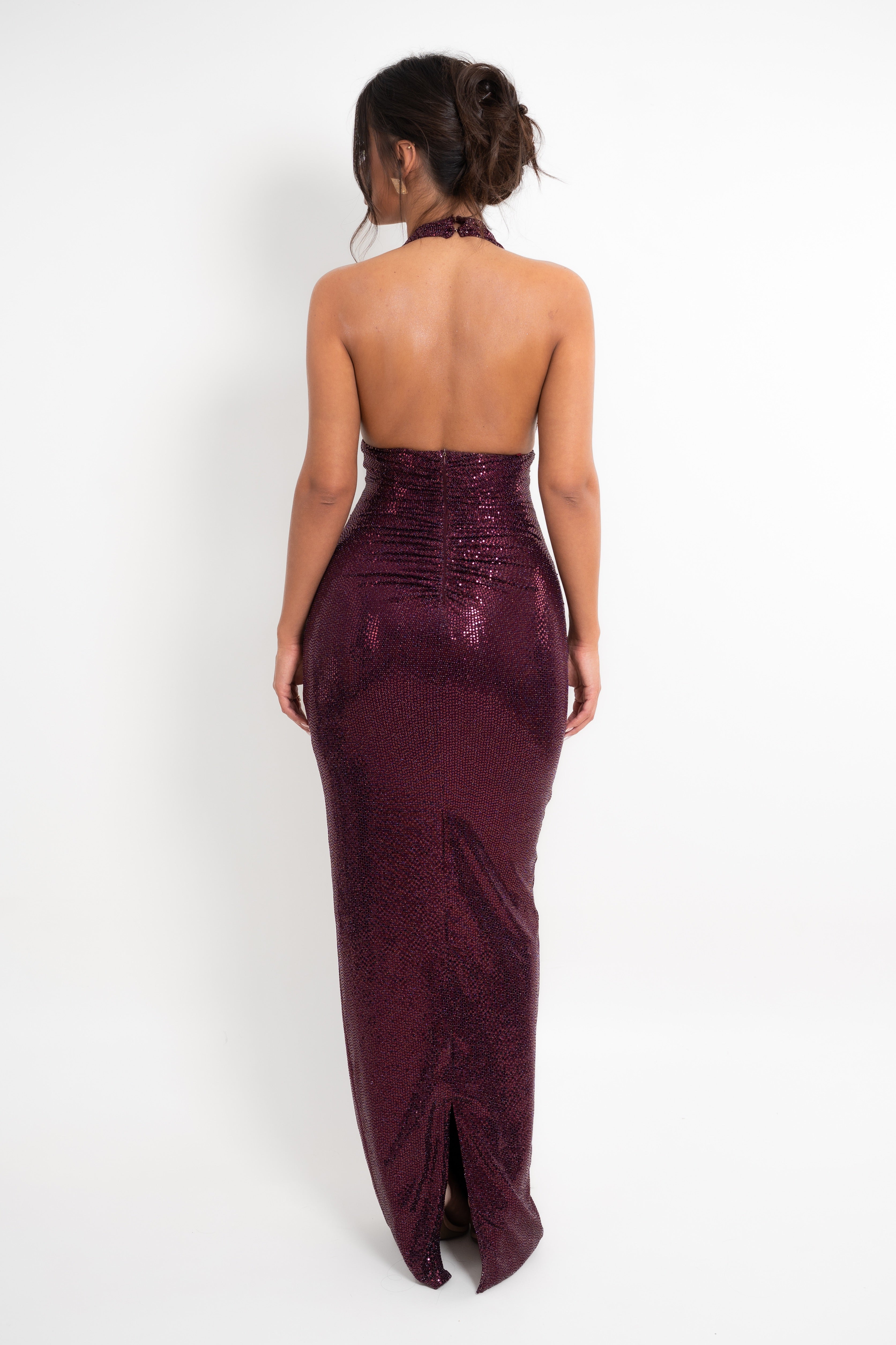 Rosie Burgundy Dress
