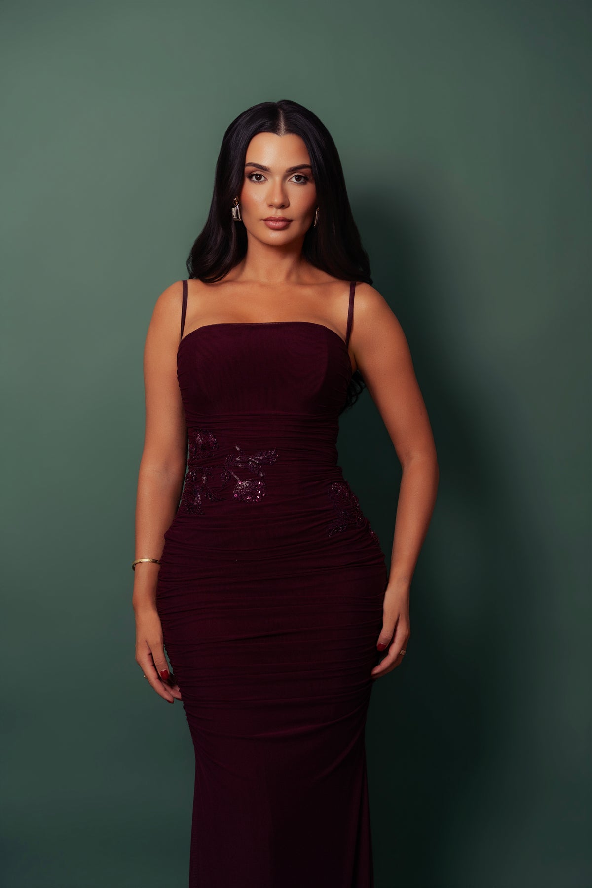 Uliana Berry Dress