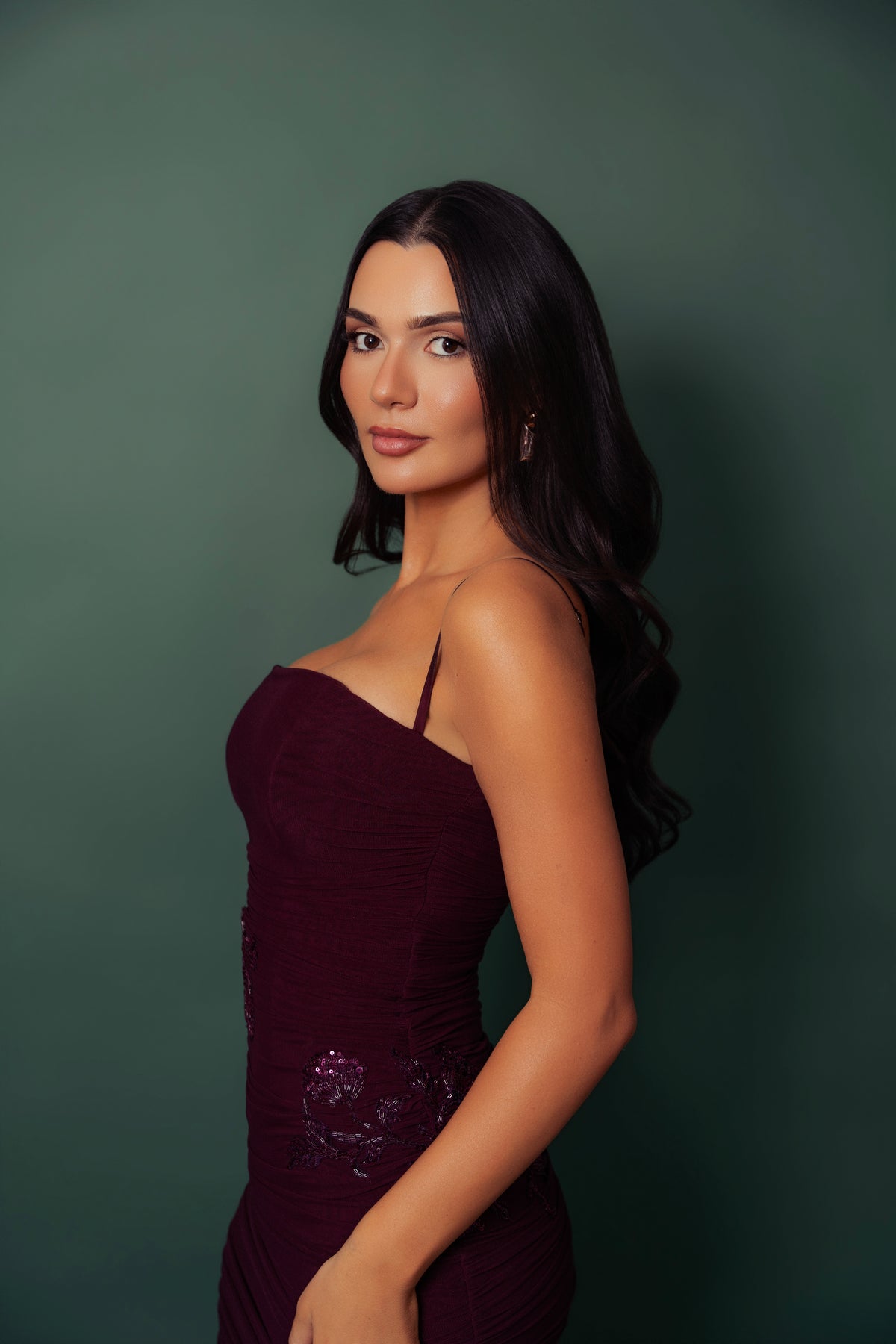 Uliana Berry Dress