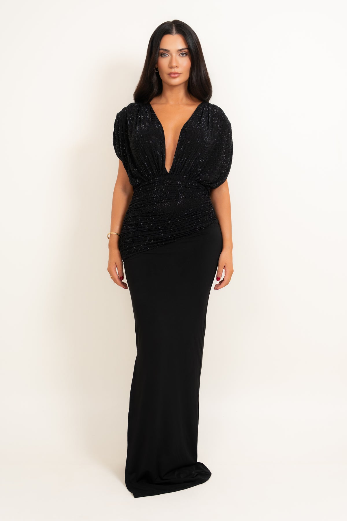 Viana Black Dress