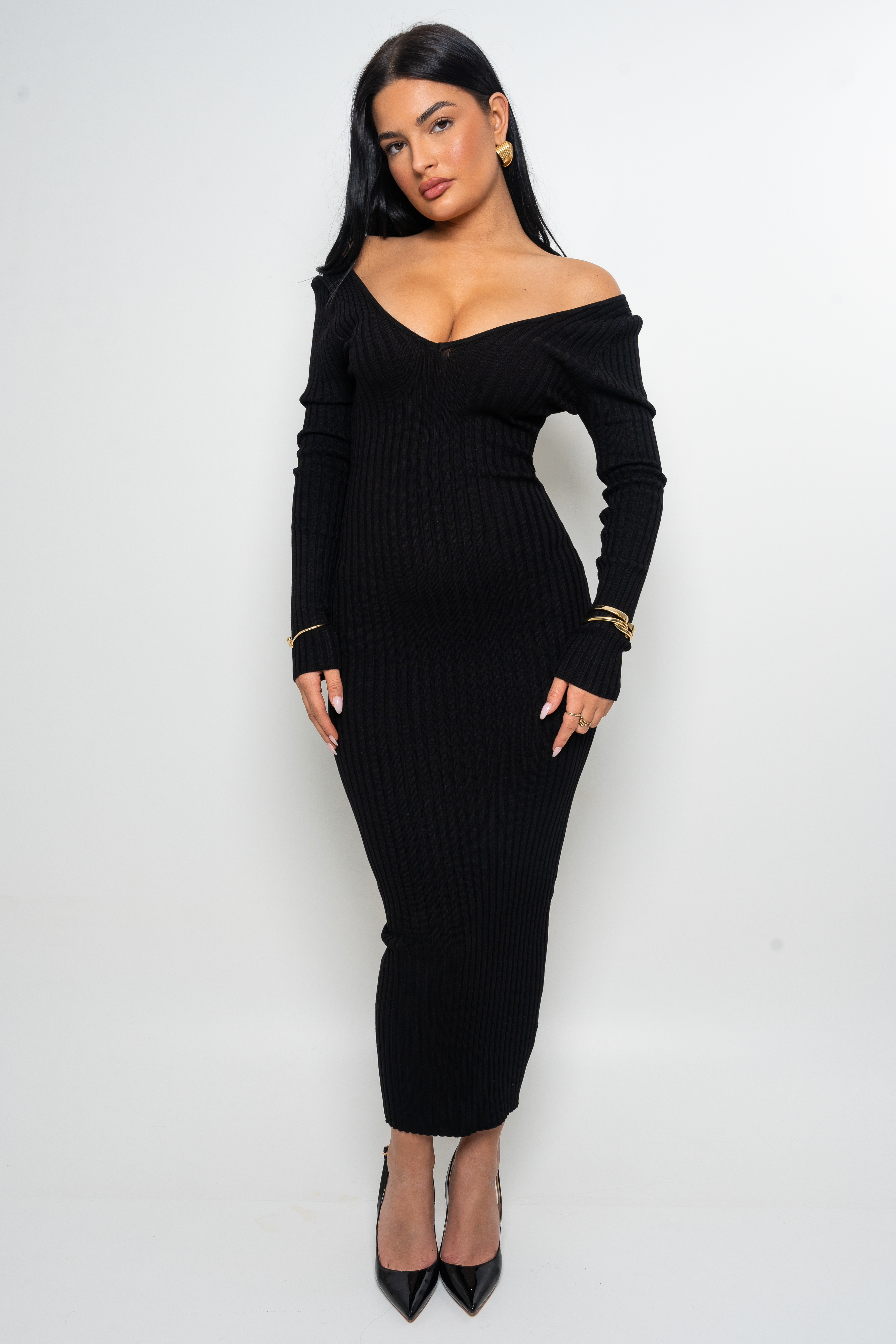 Yora Black Dress