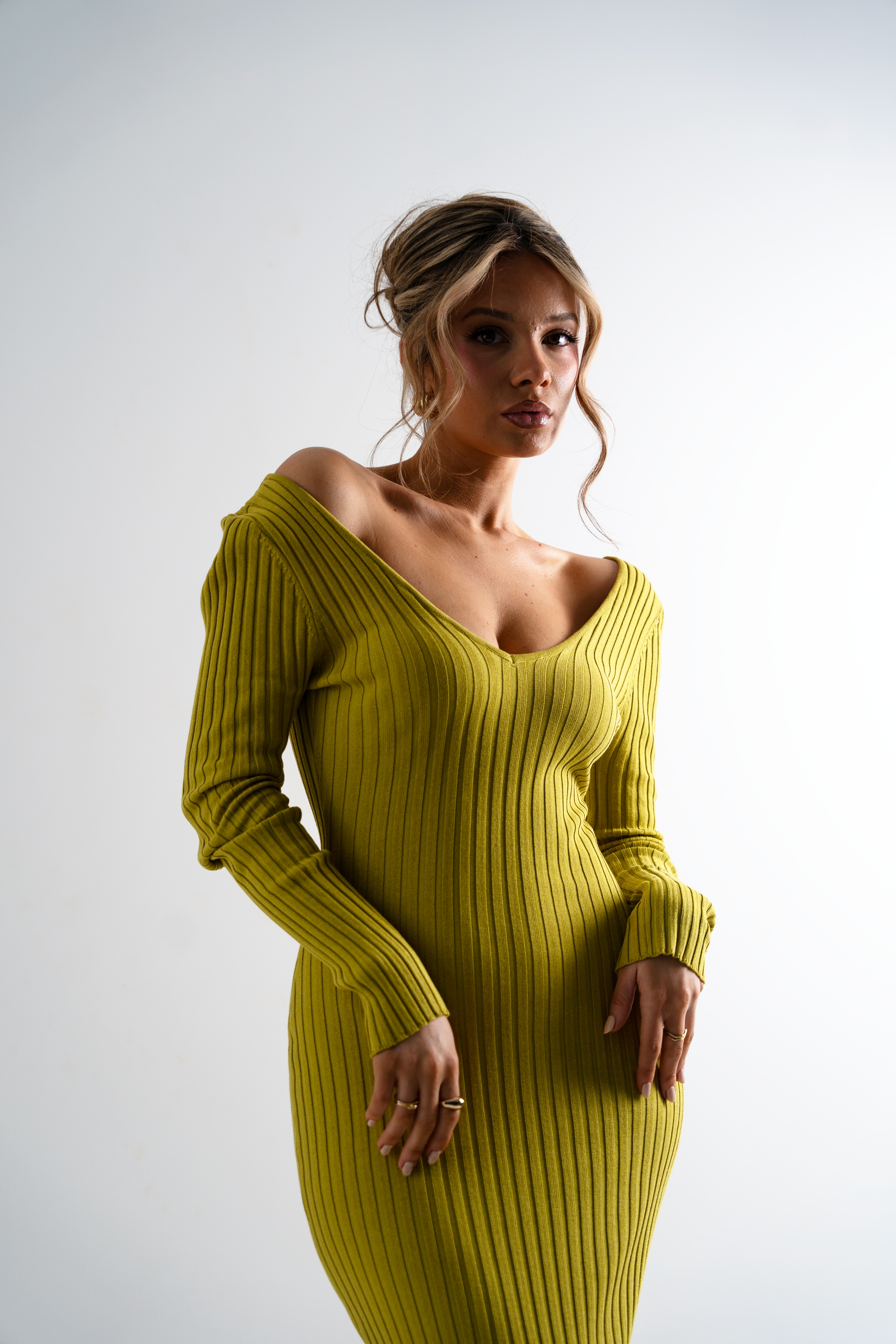 Yora Pistachio Dress