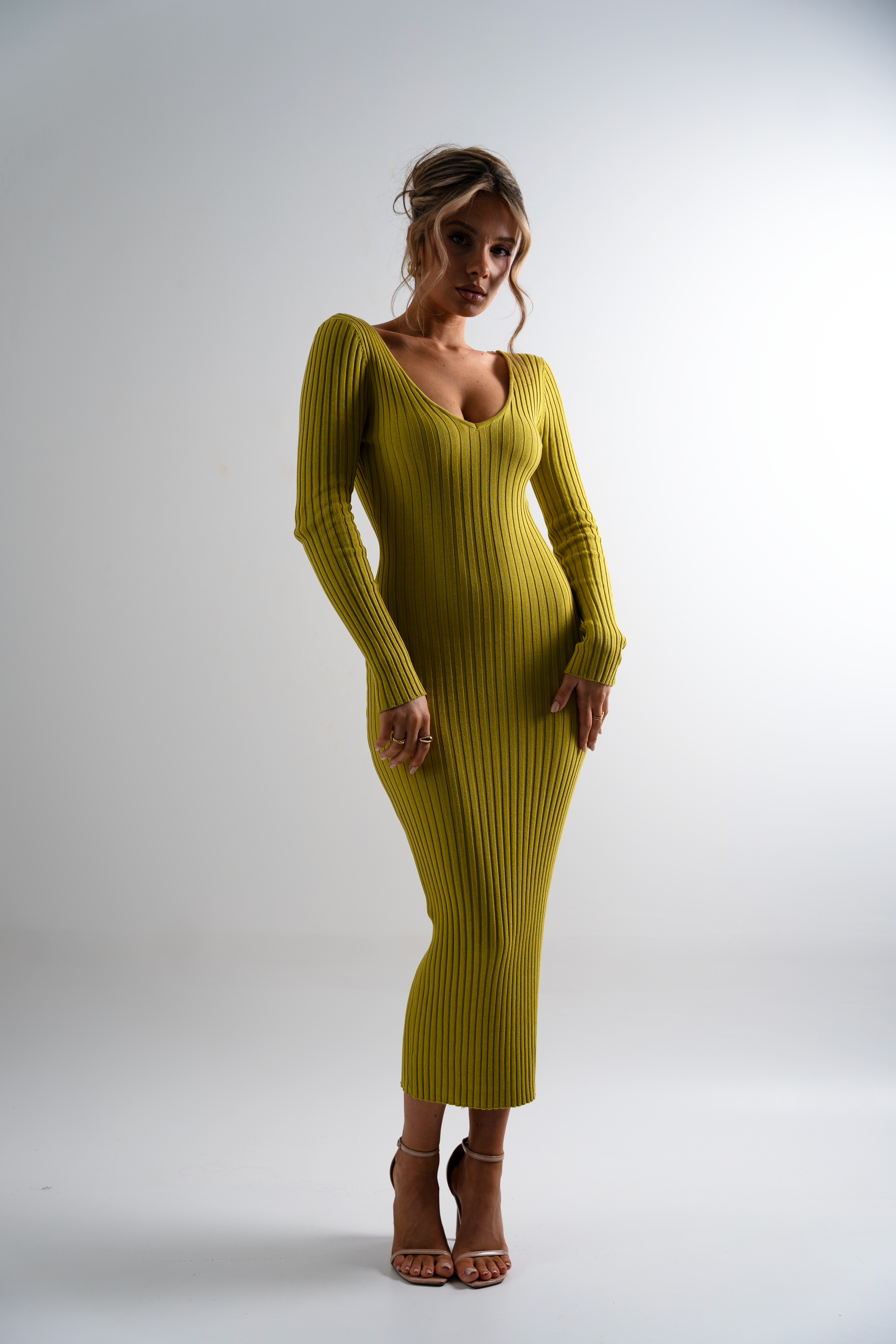 Yora Pistachio Dress
