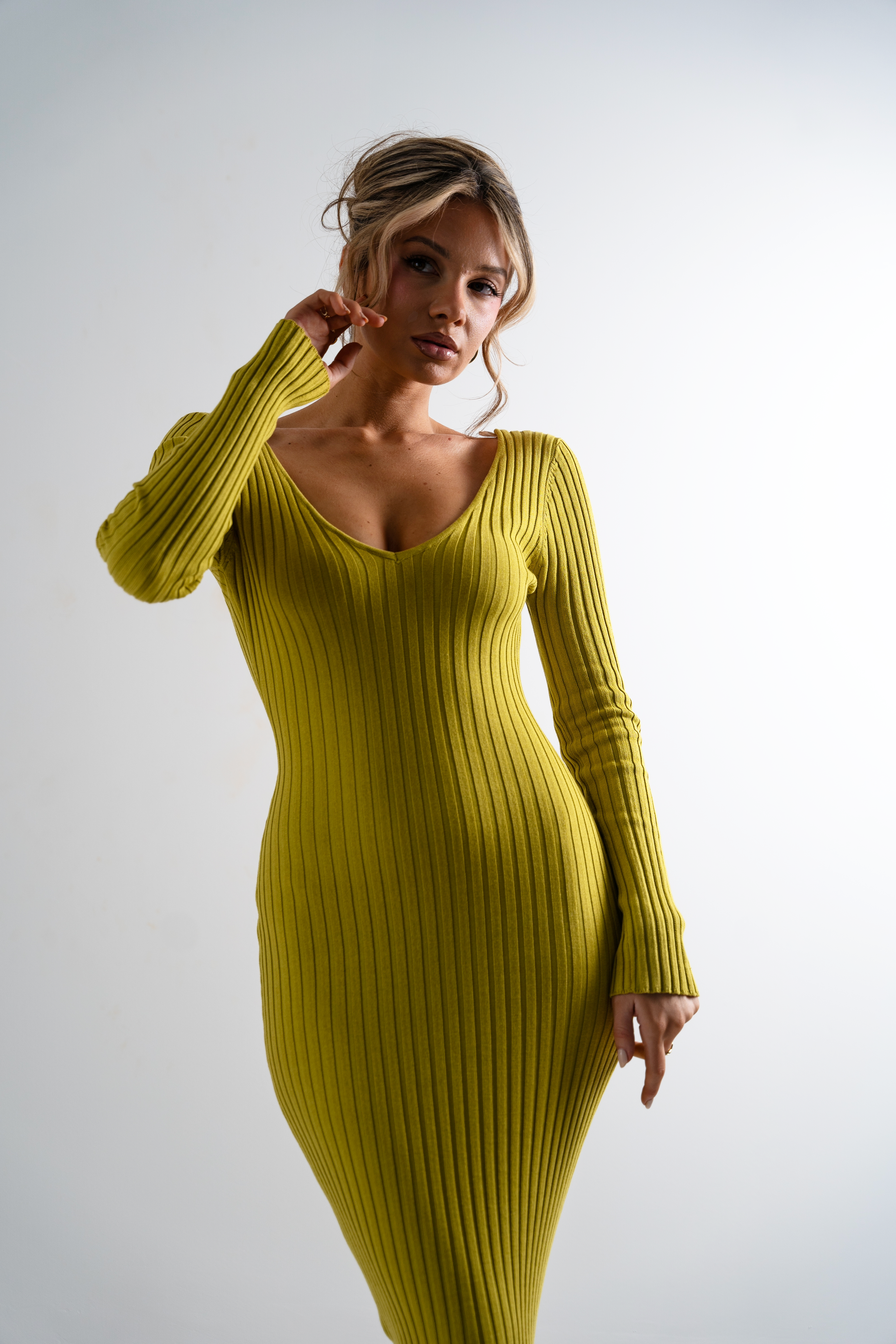 Yora Pistachio Dress
