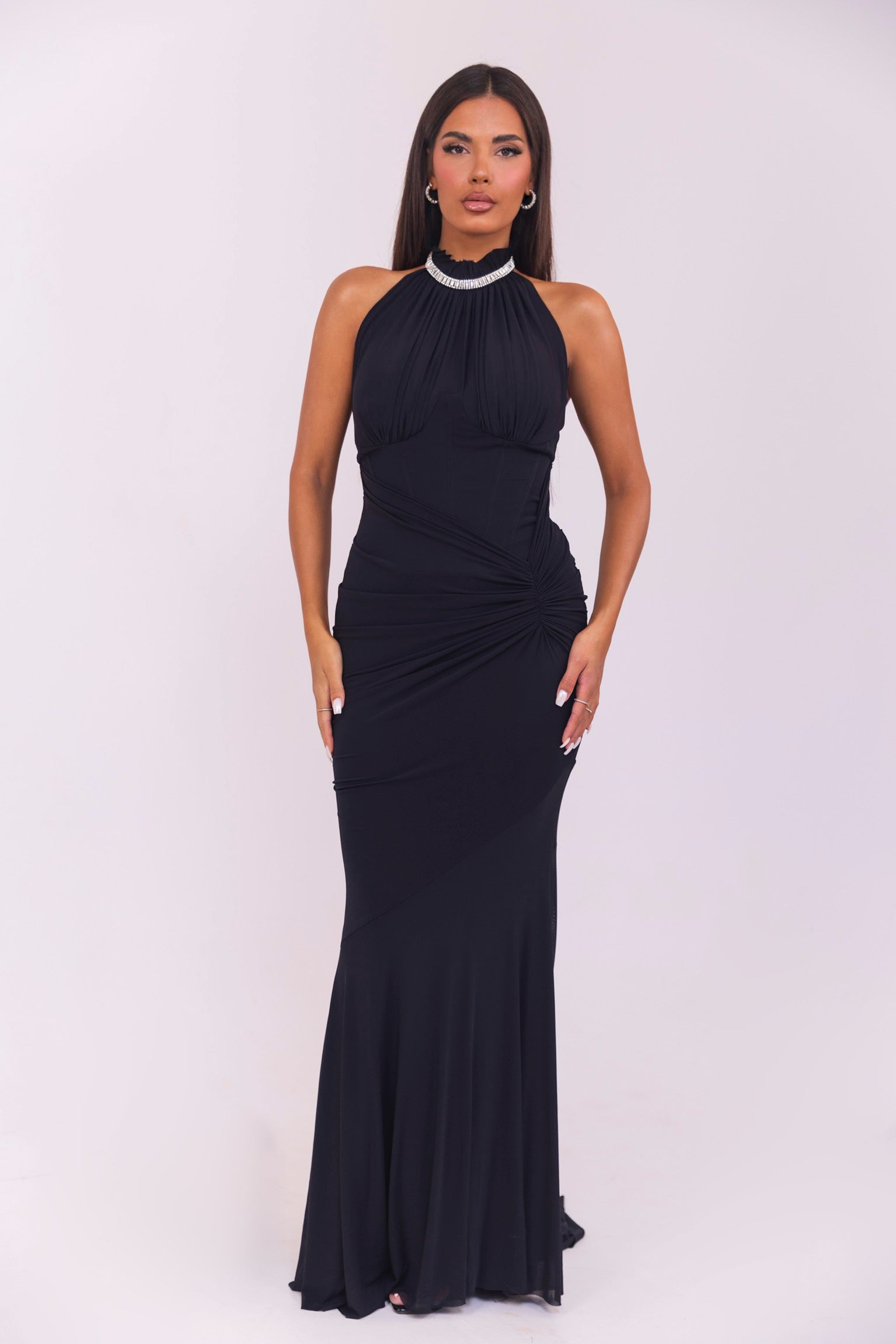 Lorina Black Dress