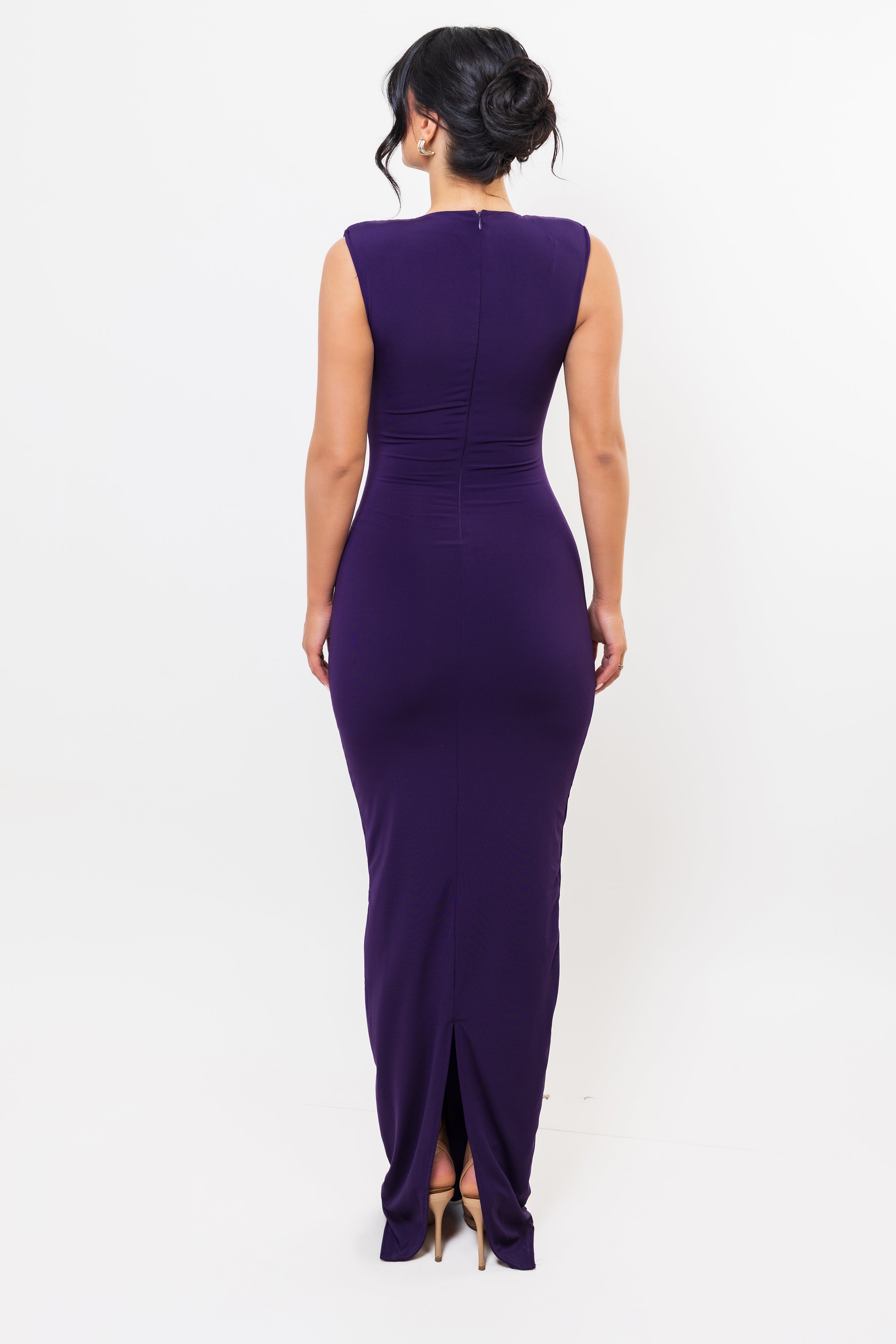 Lurea Dark Purple Dress