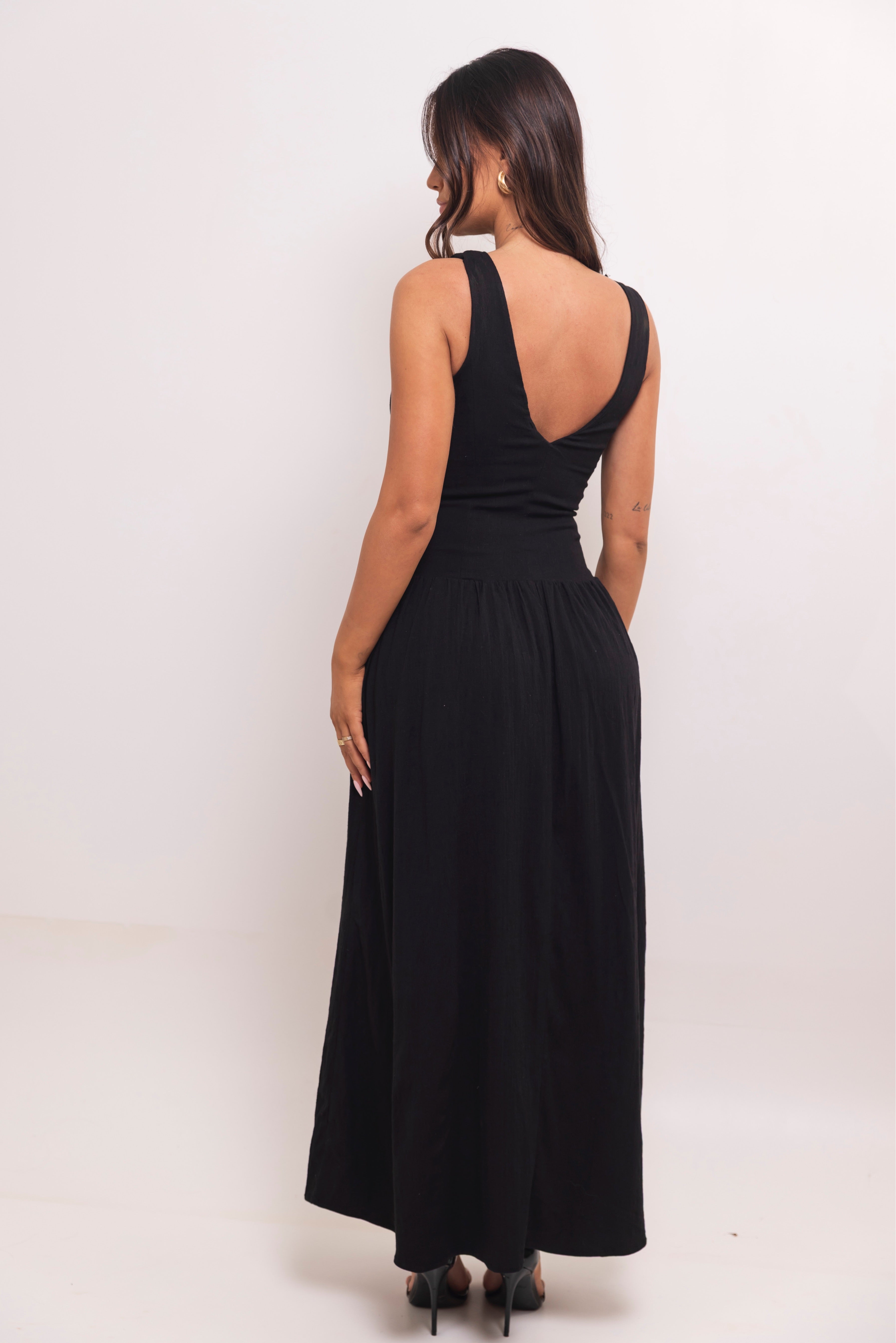 Talyn Black Dress