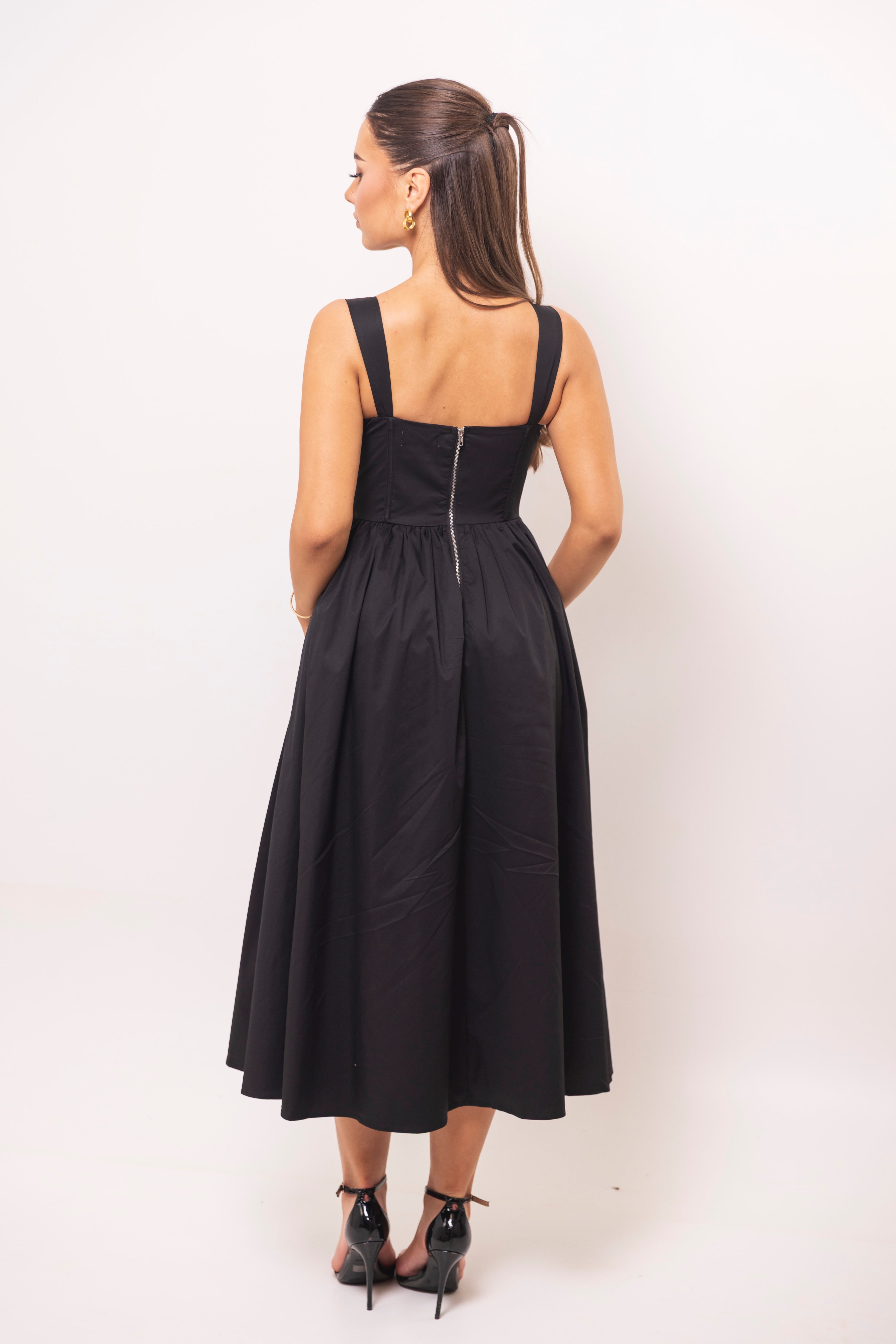 Oriella Black Dress