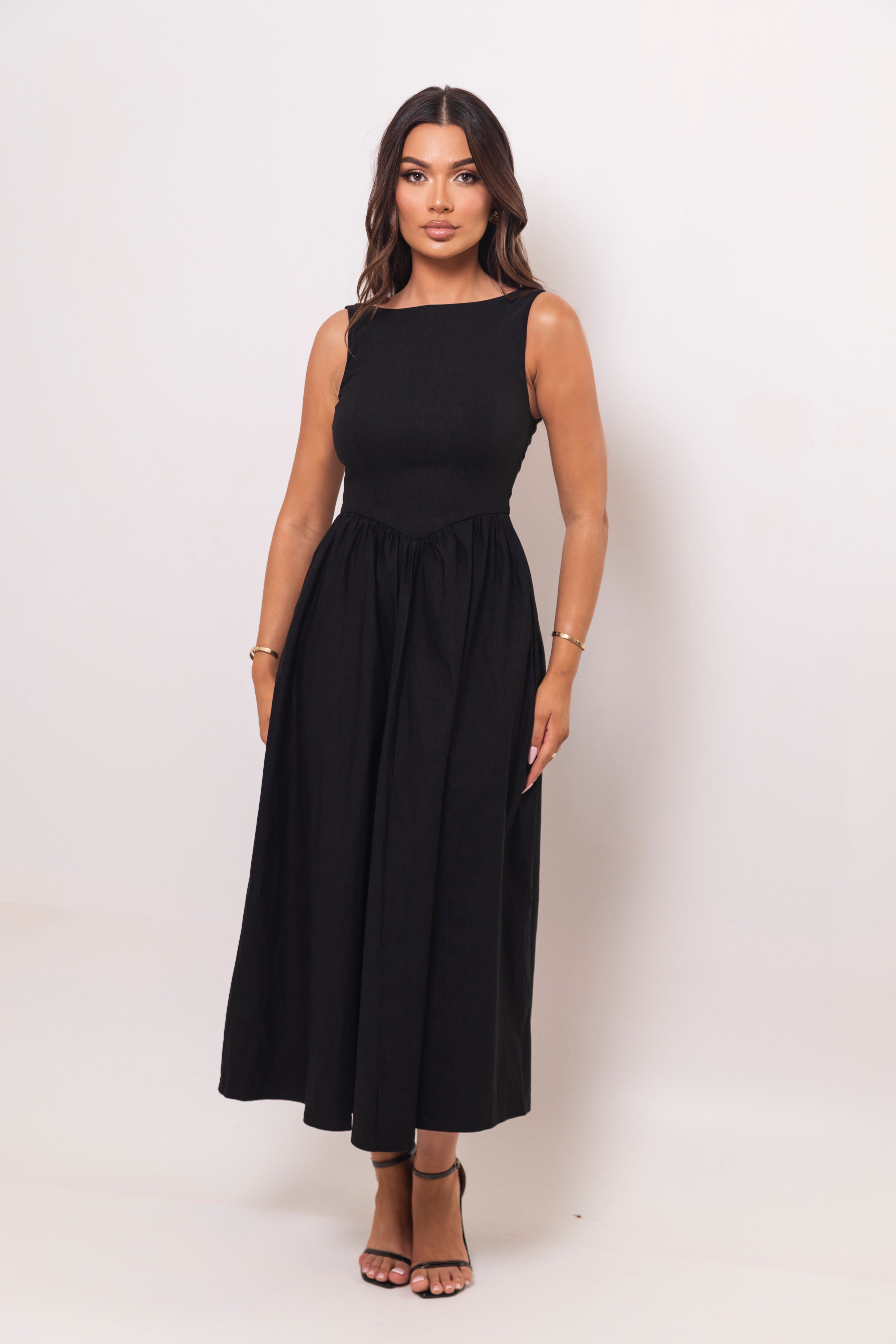 Tiera Black Dress