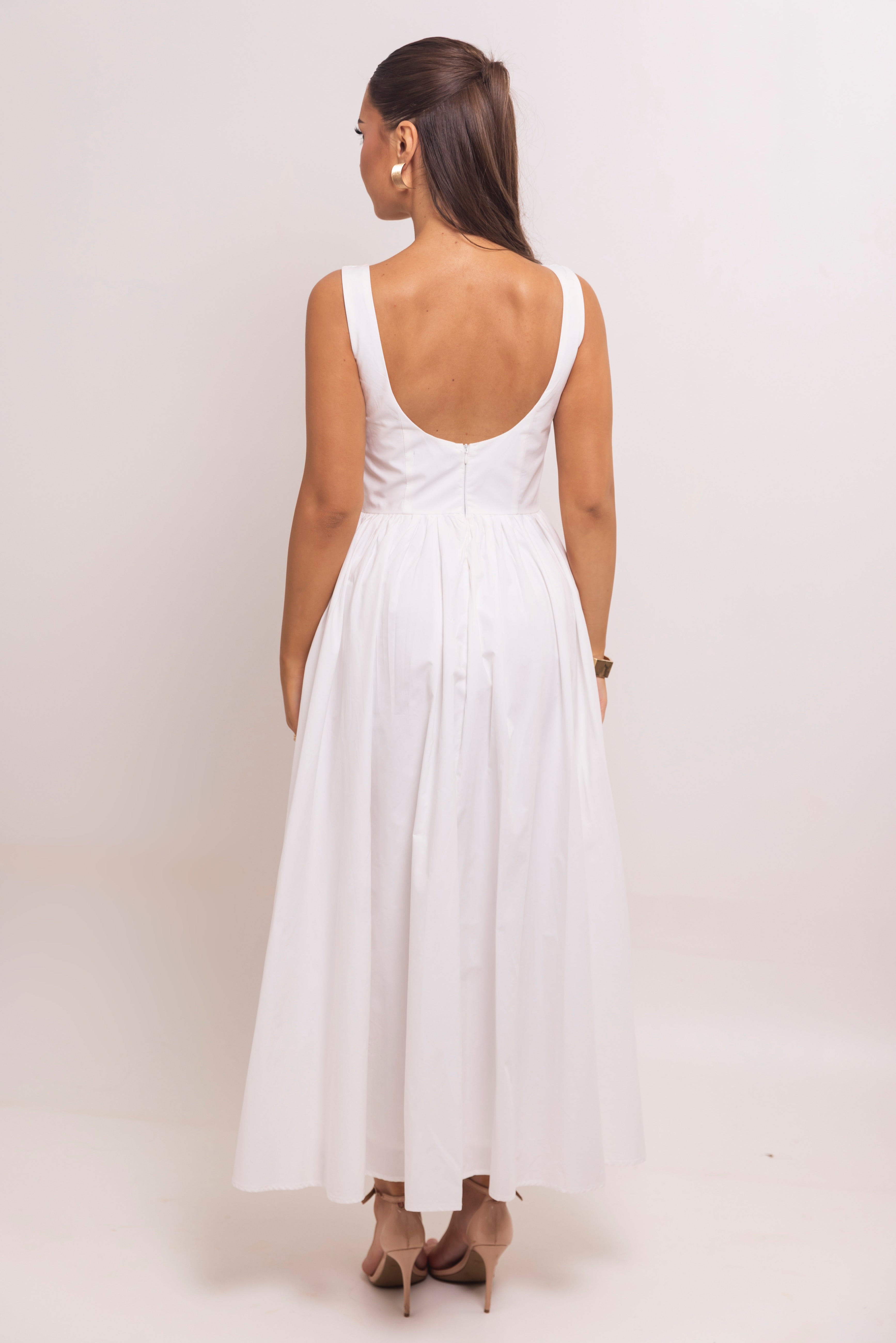 Tiera Off White Dress