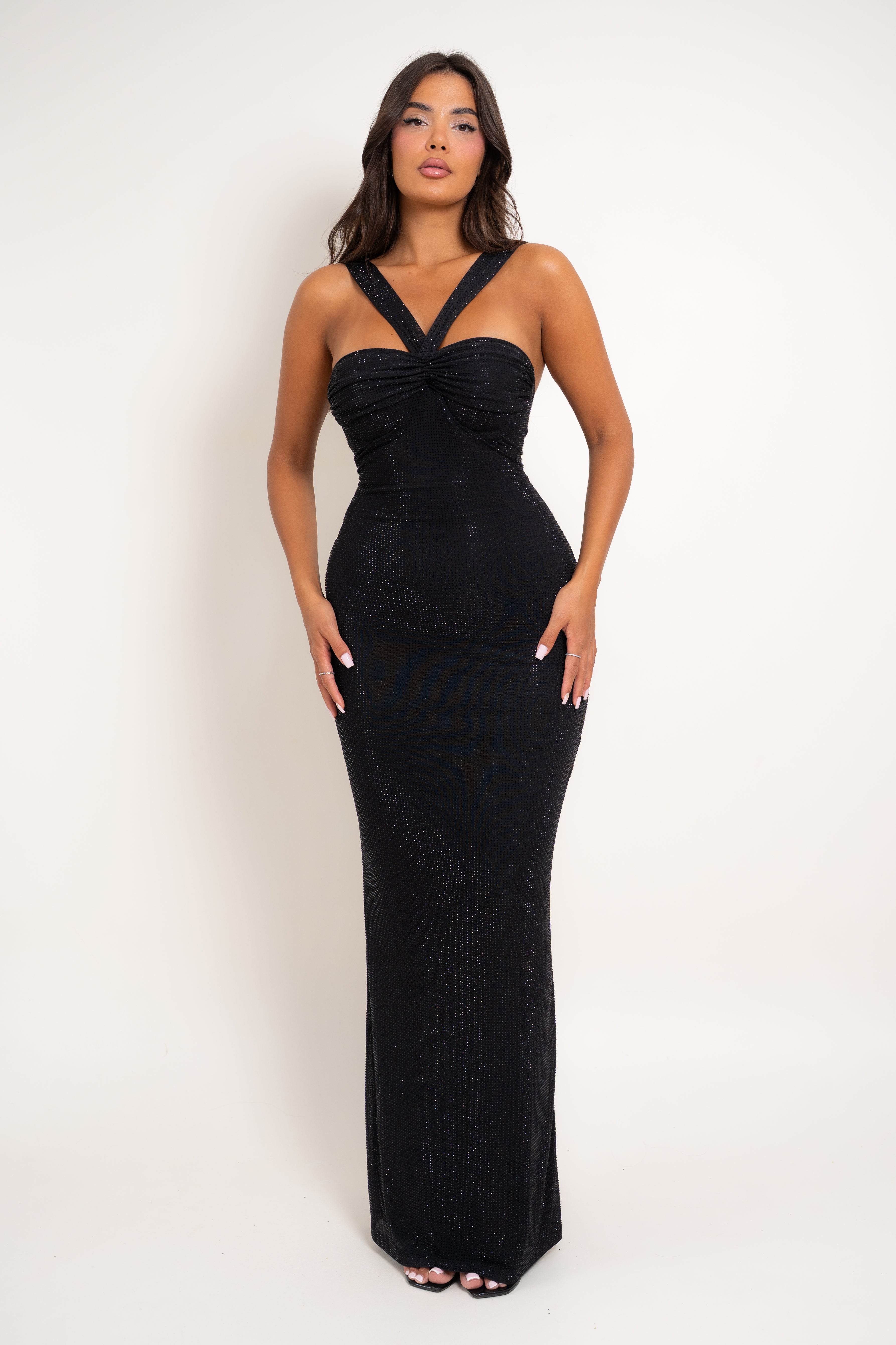 Anesia Black Dress