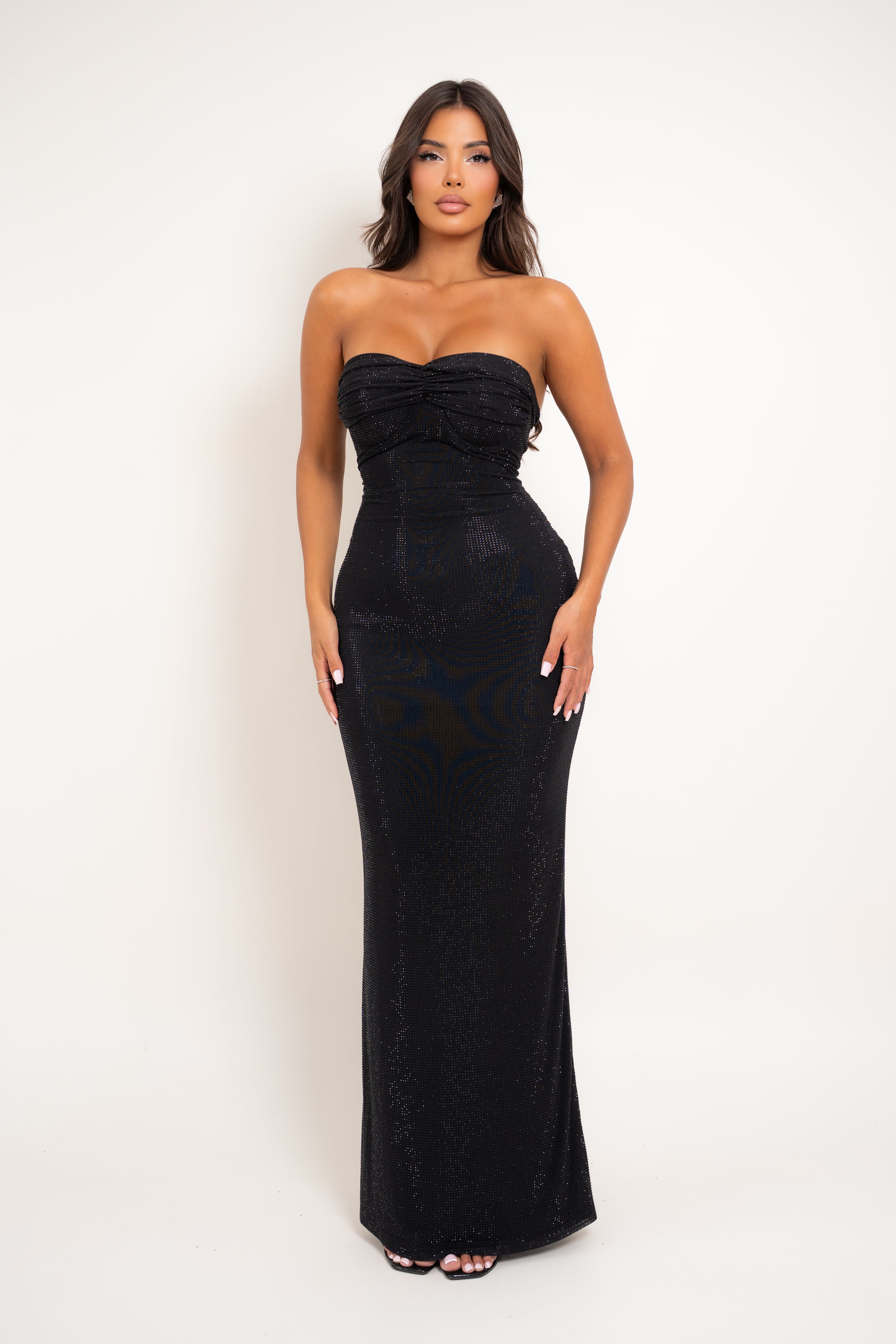 Anesia Black Dress