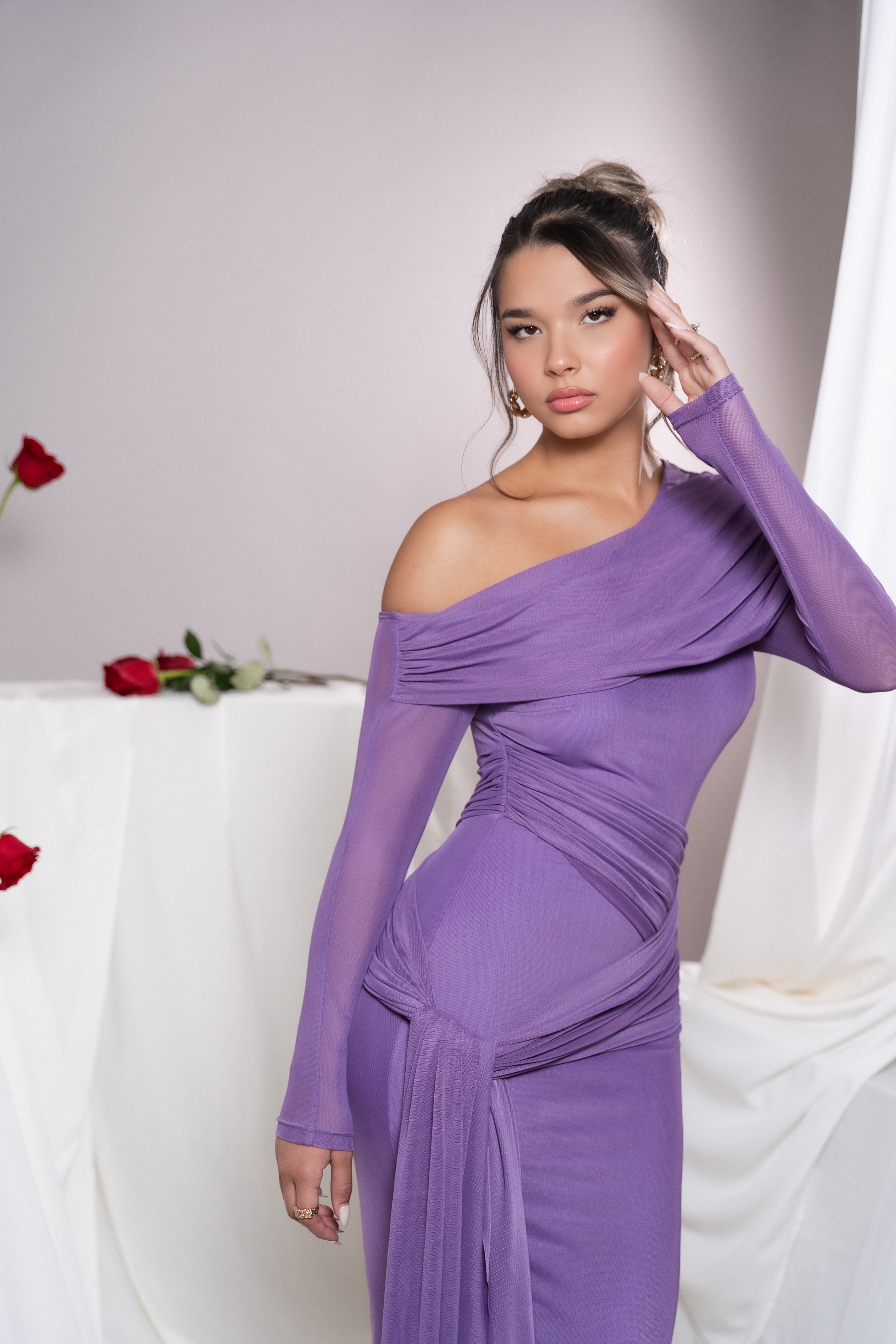 Anessa Purple Dress